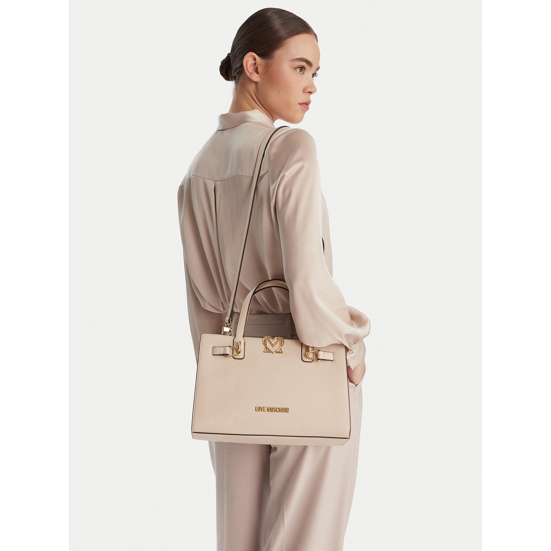 LOVE MOSCHINO Torebka JC4126PP1OLM0110 Écru