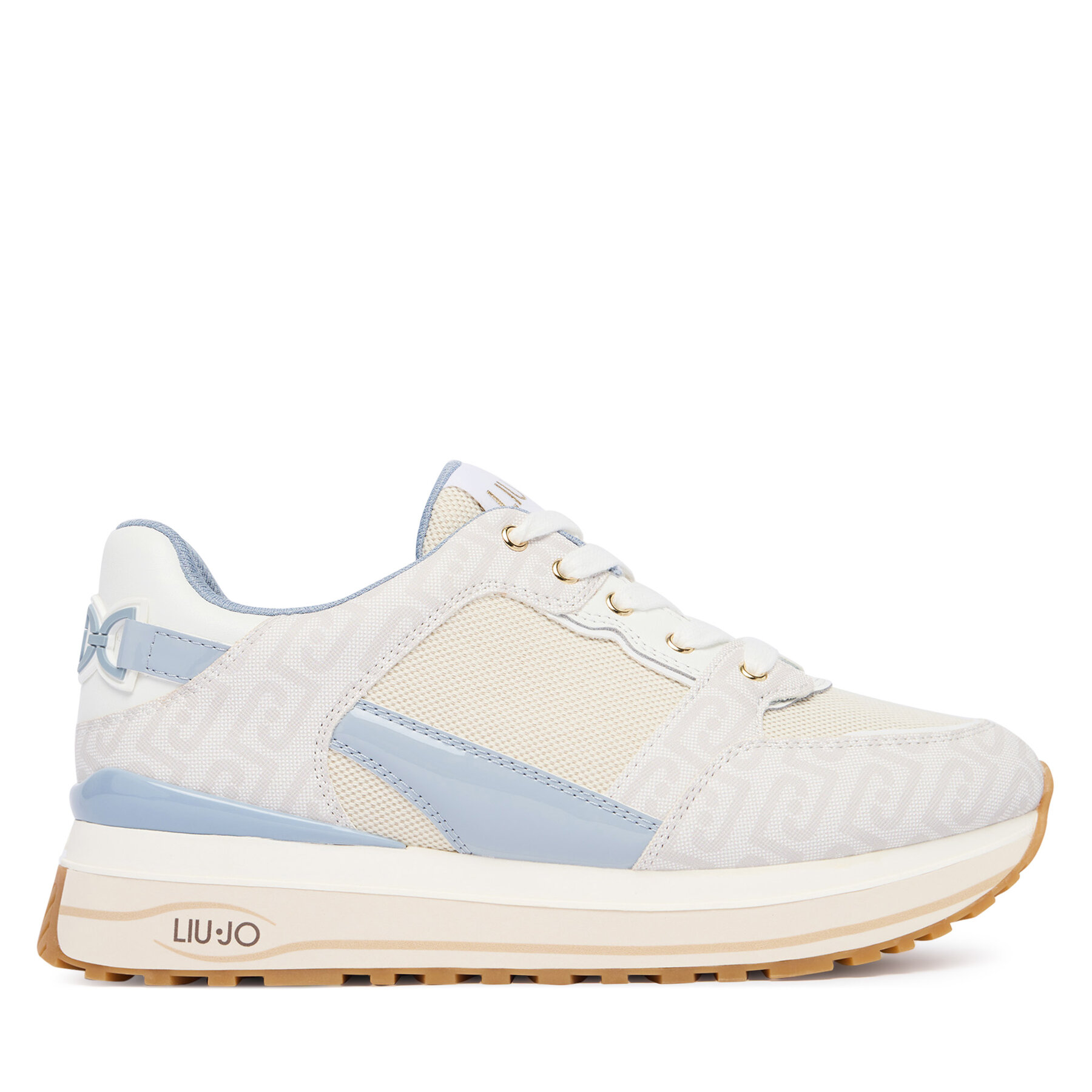 Liu Jo Sneakersy Maxi Wonder 91 BA6011 TX518 Szary