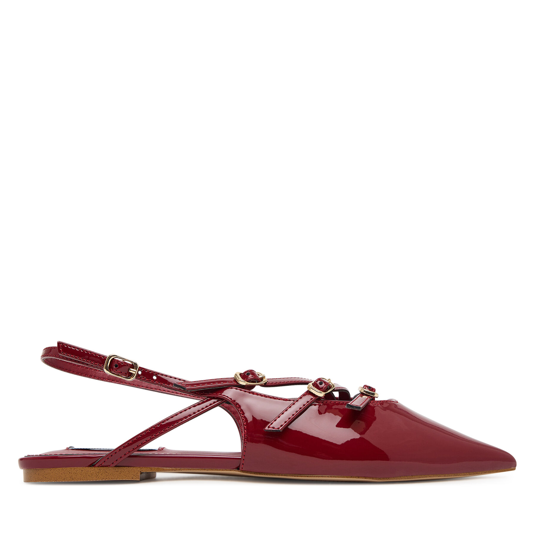Steve Madden Baleriny Cianna SM11003709 Bordowy