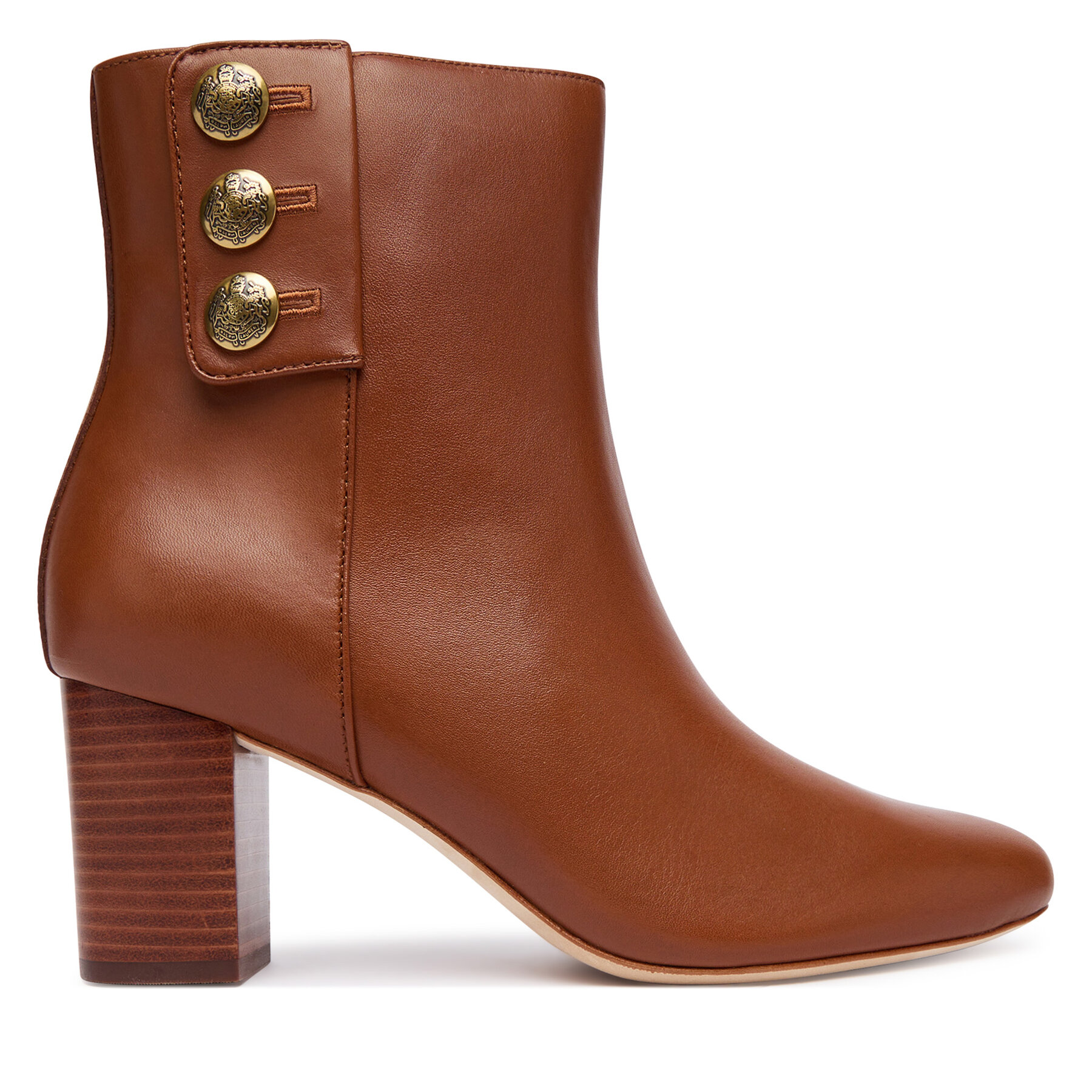 LAUREN RALPH LAUREN Botki Kenndi 802980064001 Brązowy