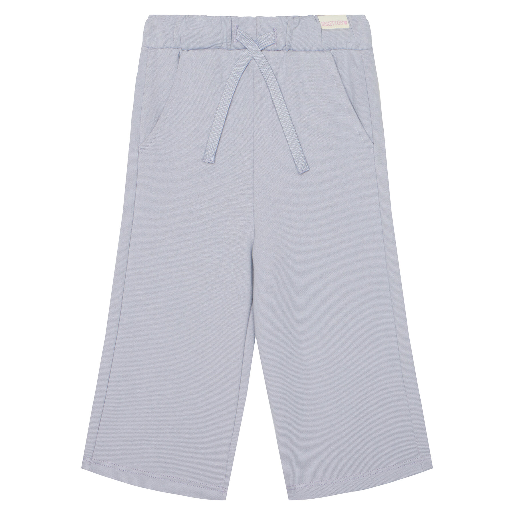 United Colors Of Benetton Spodnie dresowe 3UNIGF04P Niebieski Wide Leg