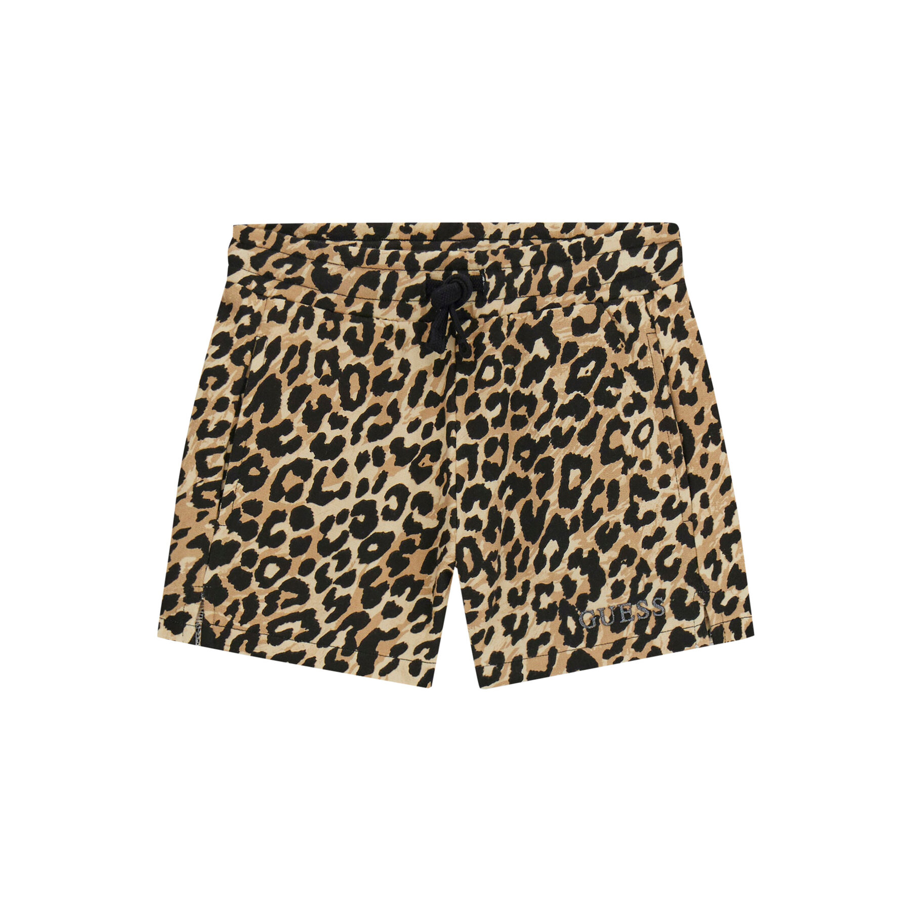 Guess Szorty sportowe J6RD07 KA6R4 Beżowy Regular Fit