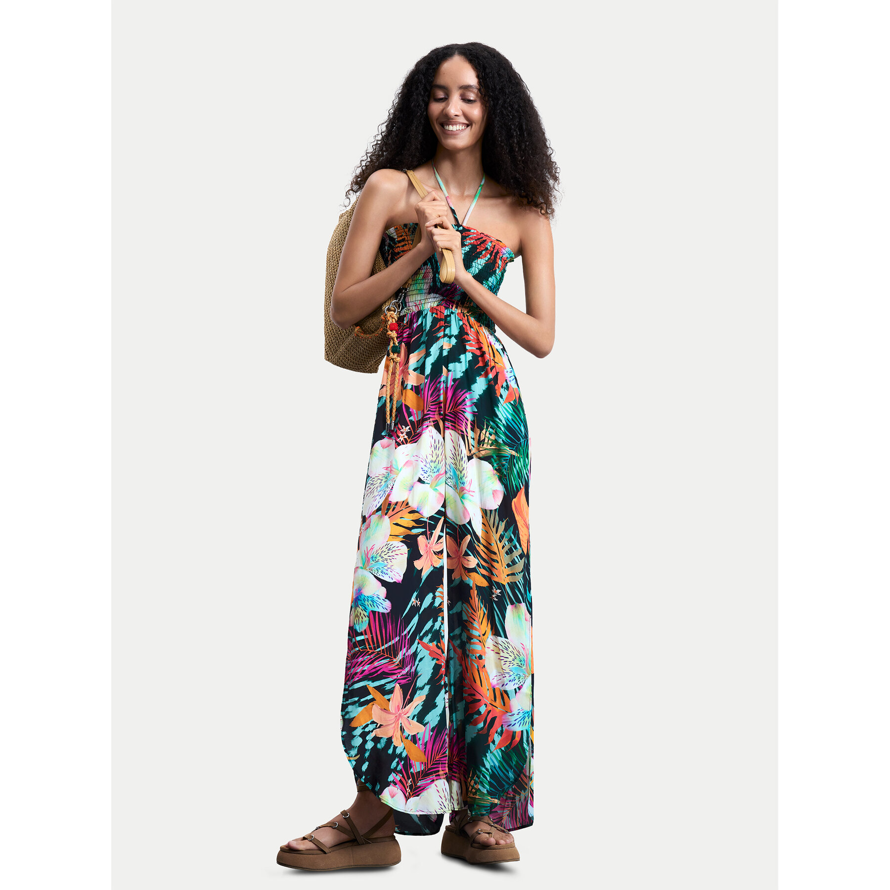 Desigual Kombinezon Daikiri 26SWPW57 Kolorowy Regular Fit