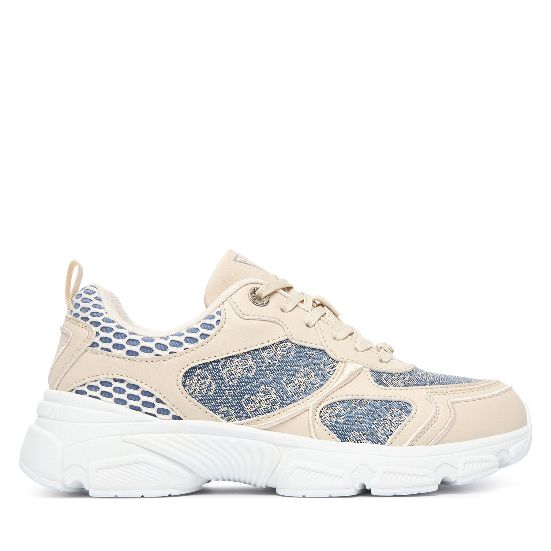 Guess Sneakersy FLTIDY ELE12 Beżowy
