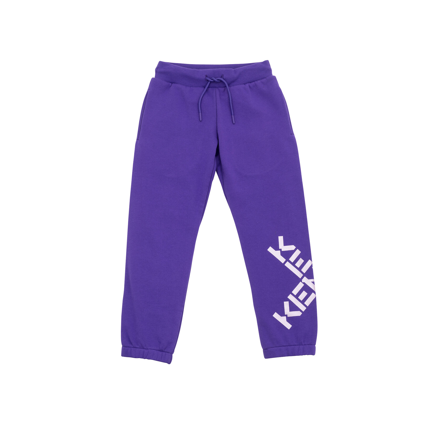 Kenzo Kids Spodnie dresowe K14217 Fioletowy Regular Fit