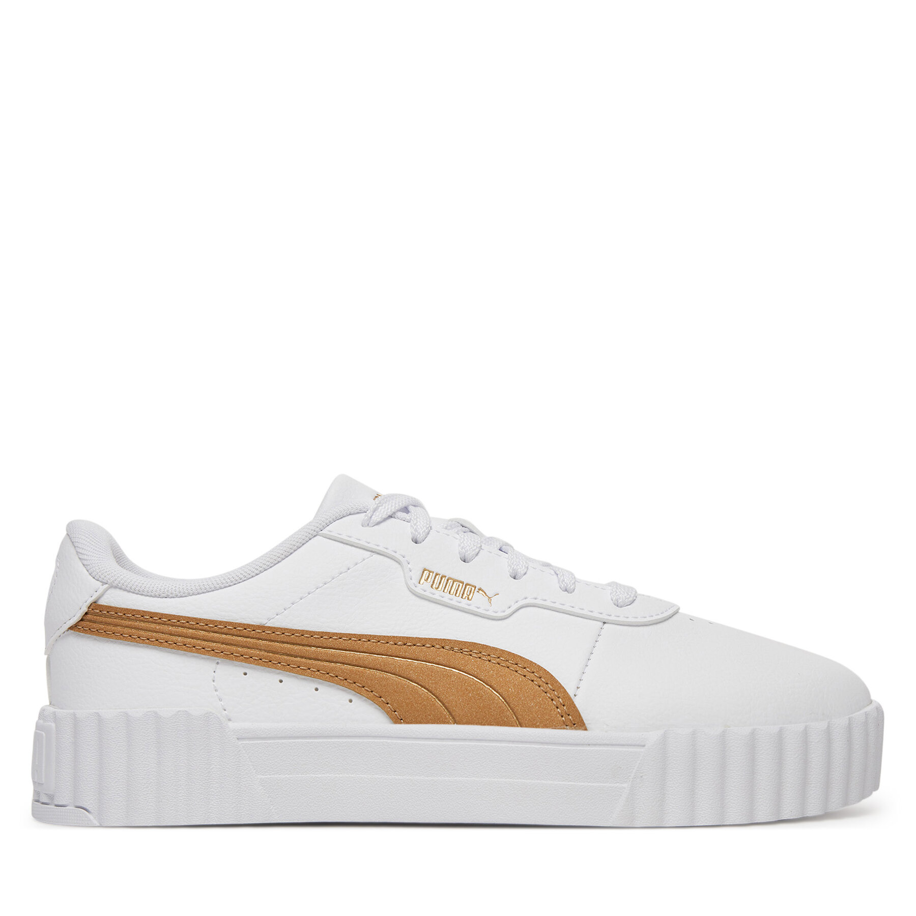 Puma Sneakersy Carina 3.0 Aqua Metallics 400722 02 Biały