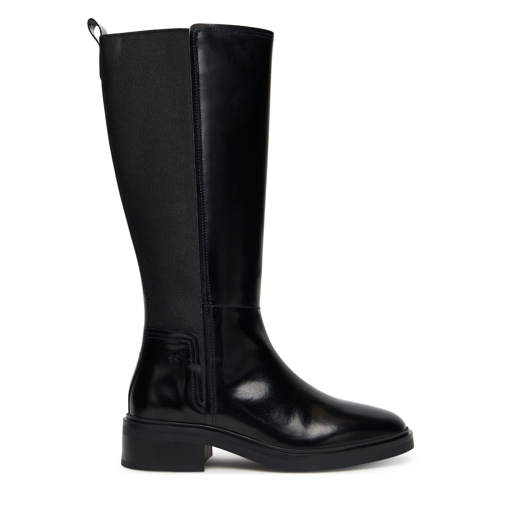 Tommy Hilfiger Kozaki Th Minimal Abrasivato Long Boot FW0FW08979 Czarny