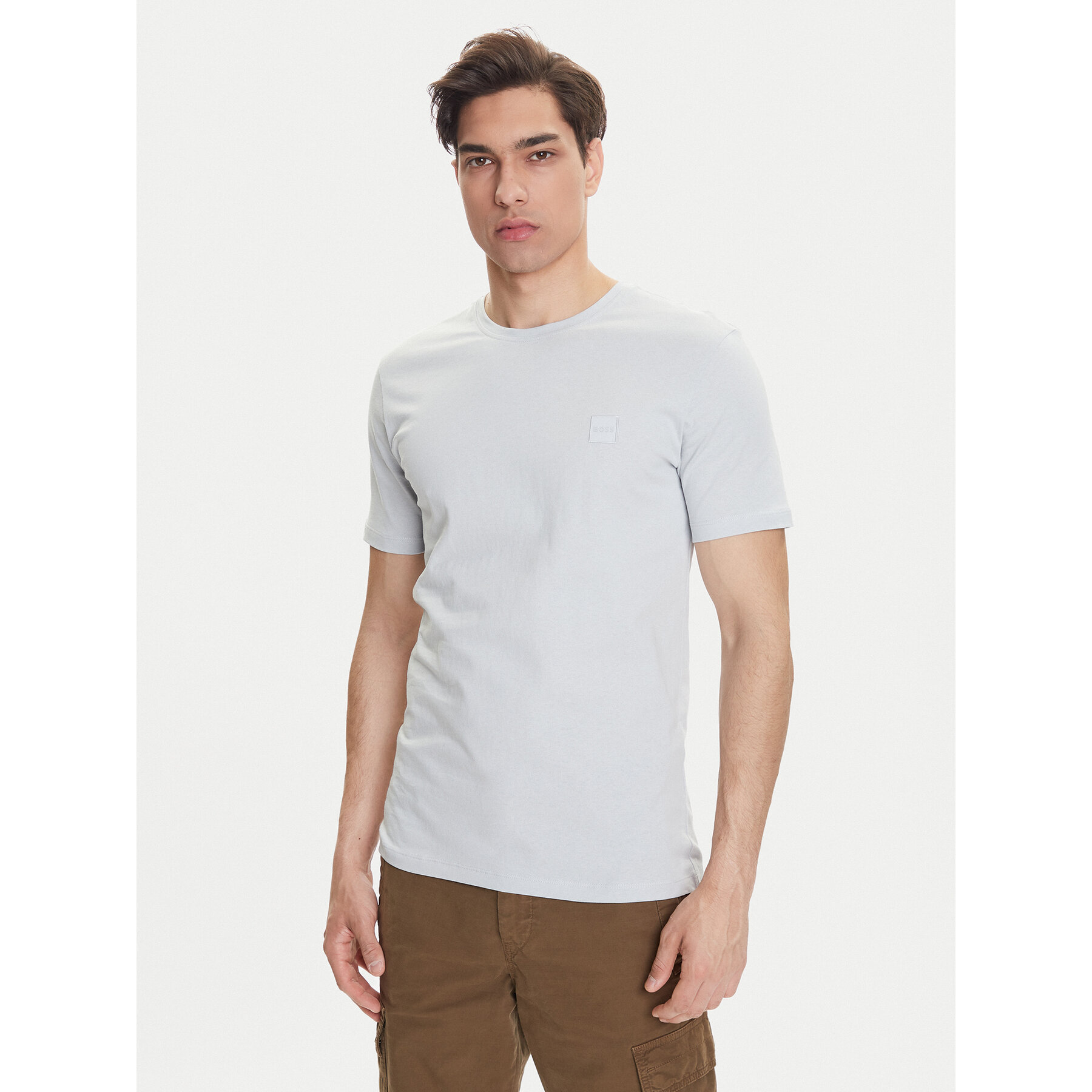 BOSS T-Shirt Tales 50508584 Szary Regular Fit