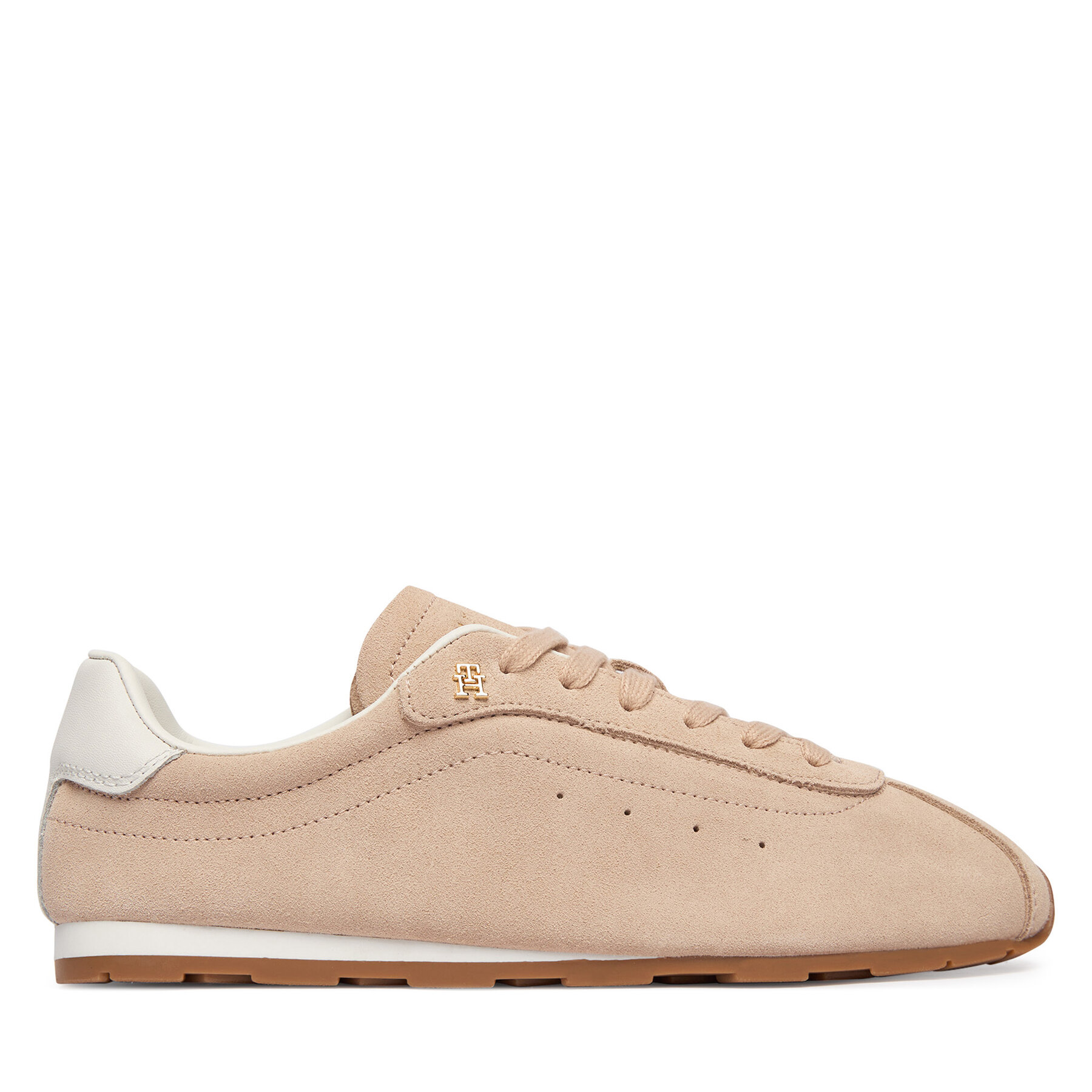 Tommy Hilfiger Sneakersy Th Bella Low Runner Suede FW0FW09189 Różowy