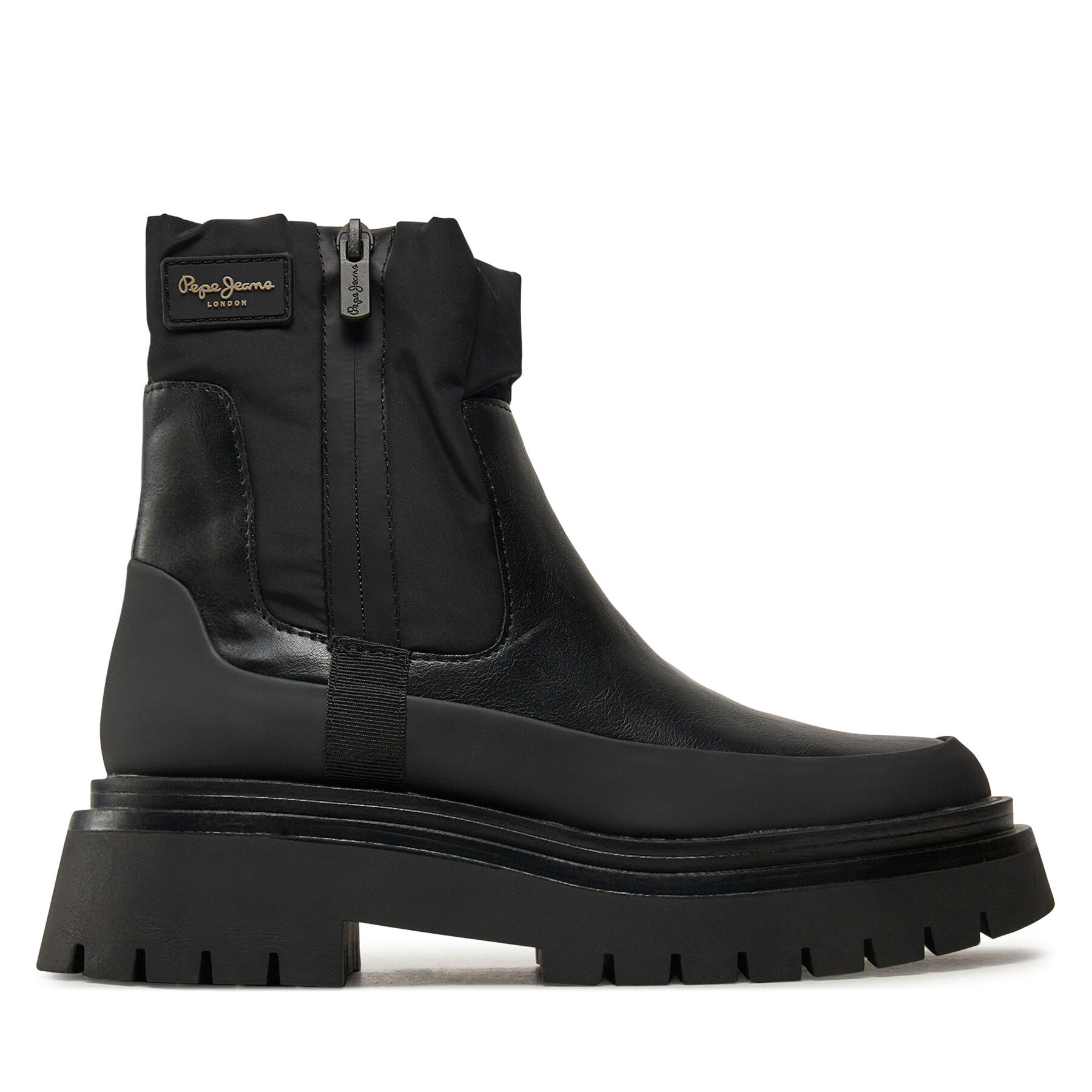 Pepe Jeans Botki PLS50528 Czarny