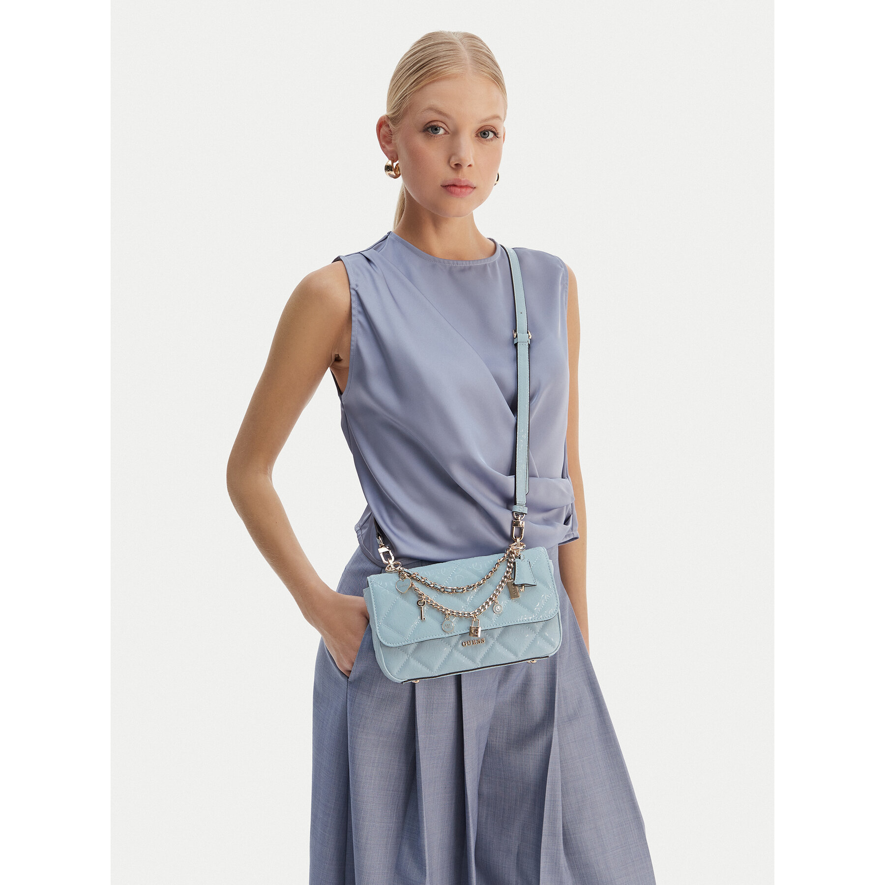 Guess Torebka HWGG99 12200 Błękitny