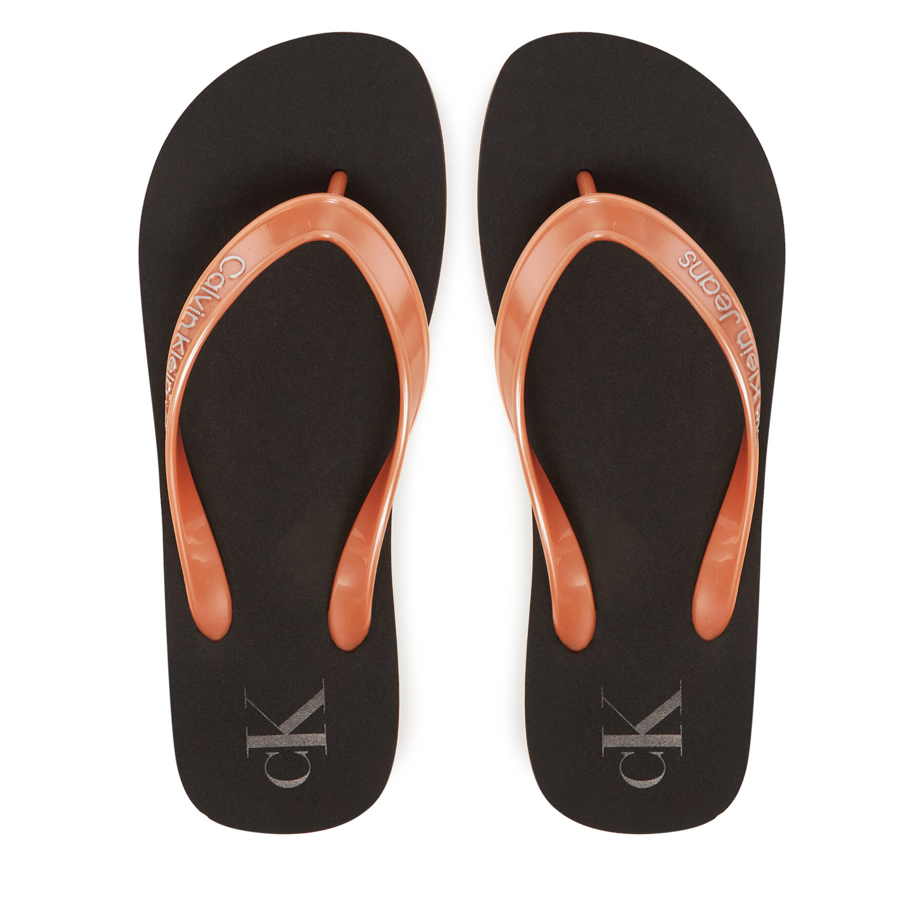 Calvin Klein Jeans Japonki Beach Sandal Monologo Tpu YW0YW01719 Złoty