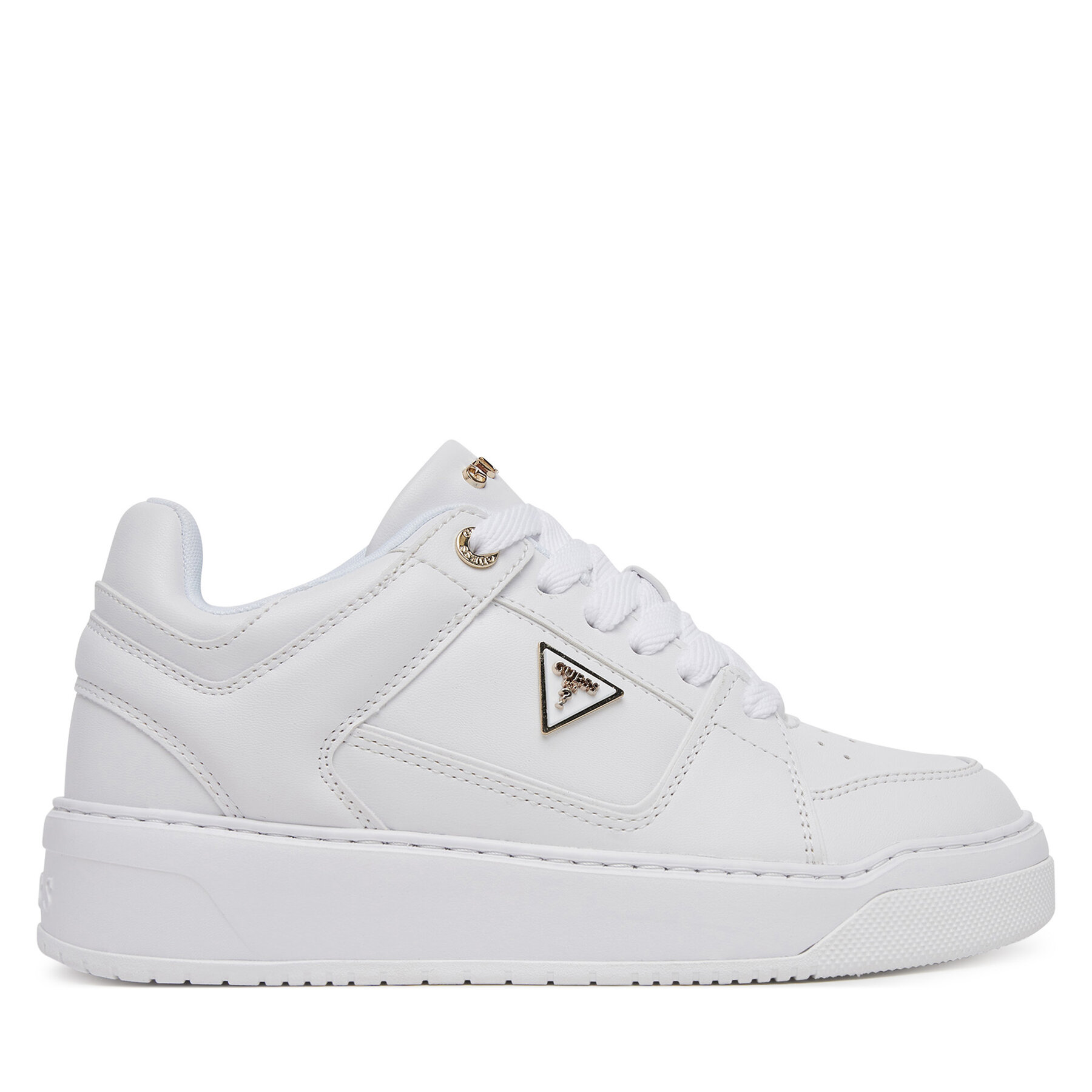 Guess Sneakersy FLTDEL ELE12 Biały