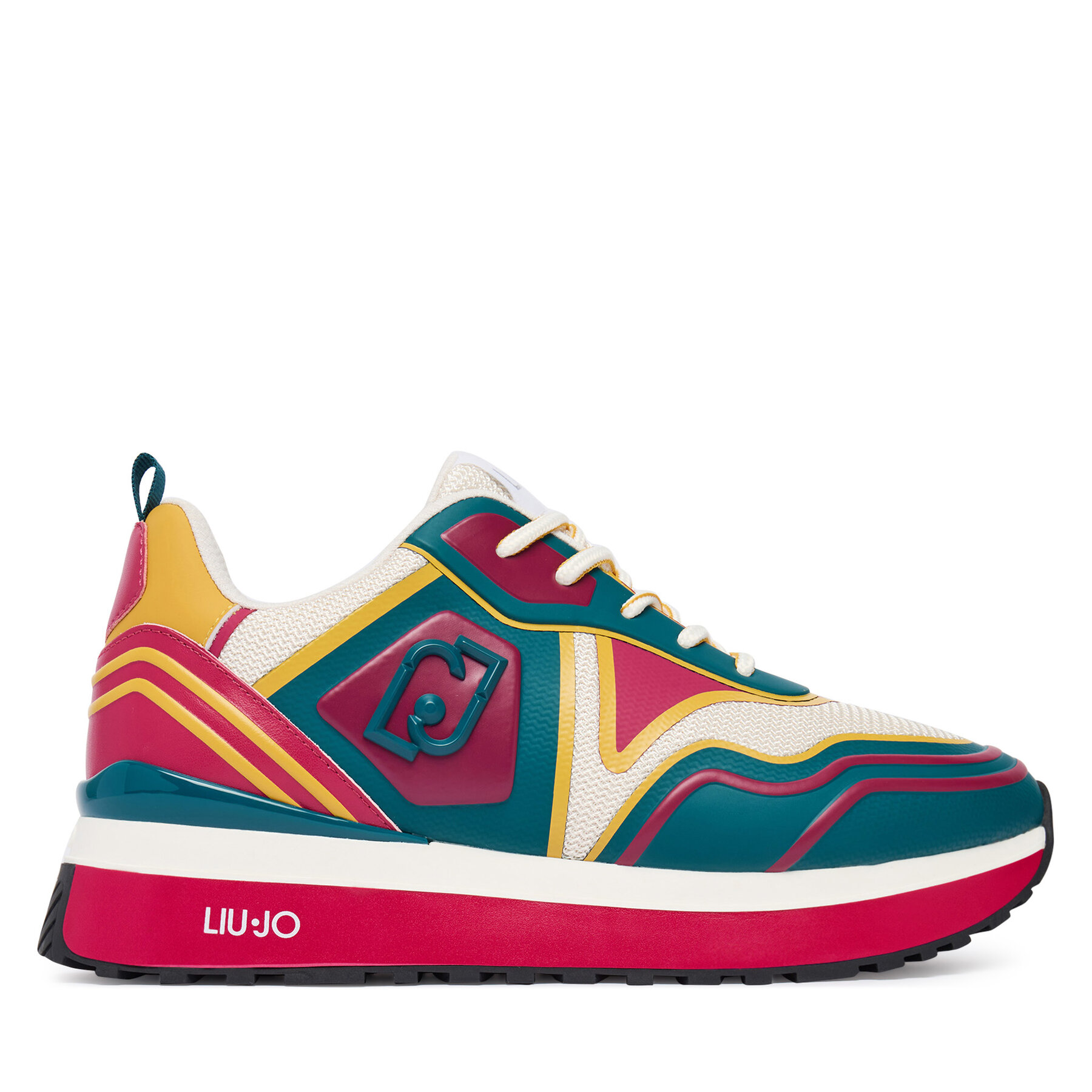 Liu Jo Sneakersy Maxi Wonder Tech 01 BA6021 TX519 Zielony