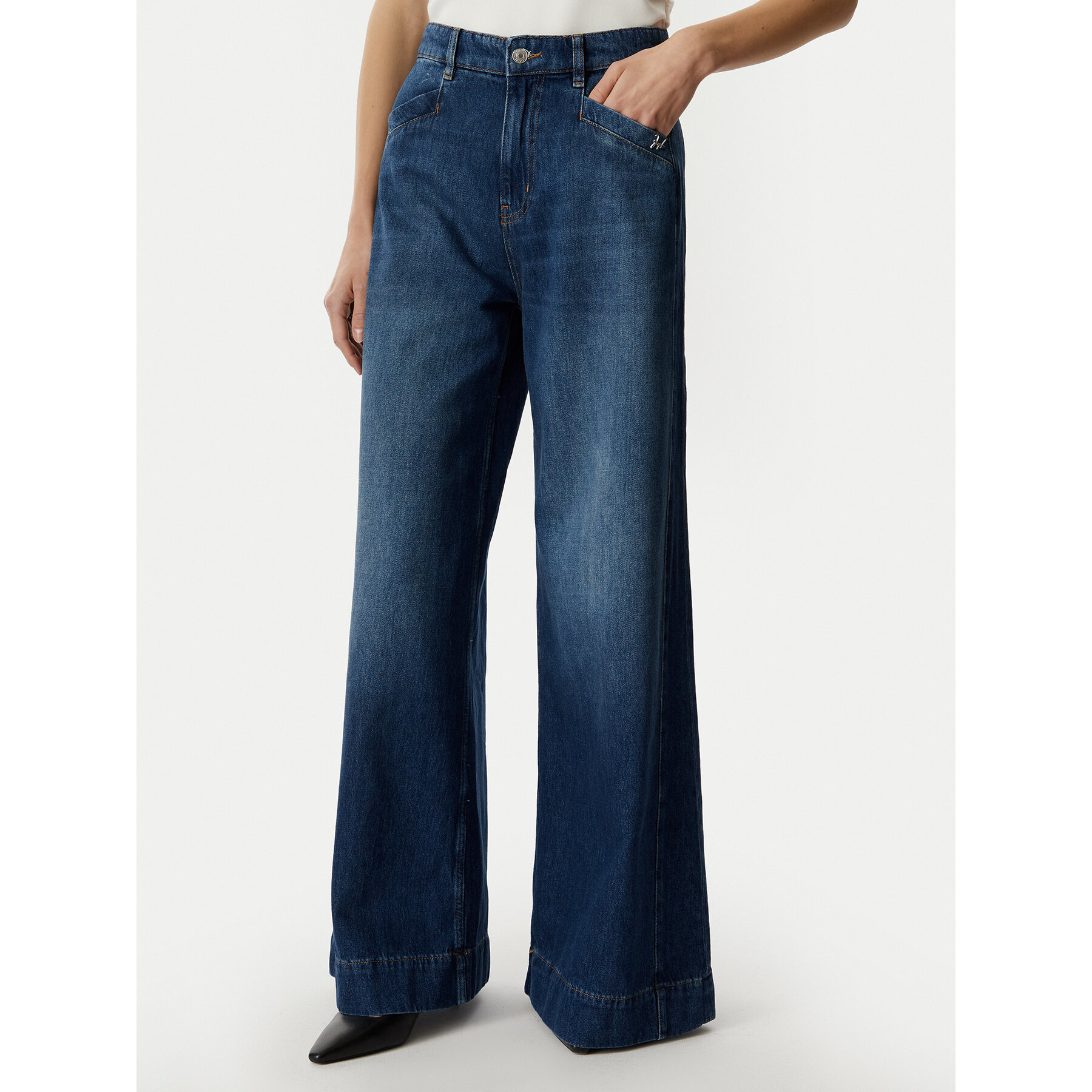 JOOP! Jeansy 263Dt32Elvira 30104372 Granatowy Flare Fit