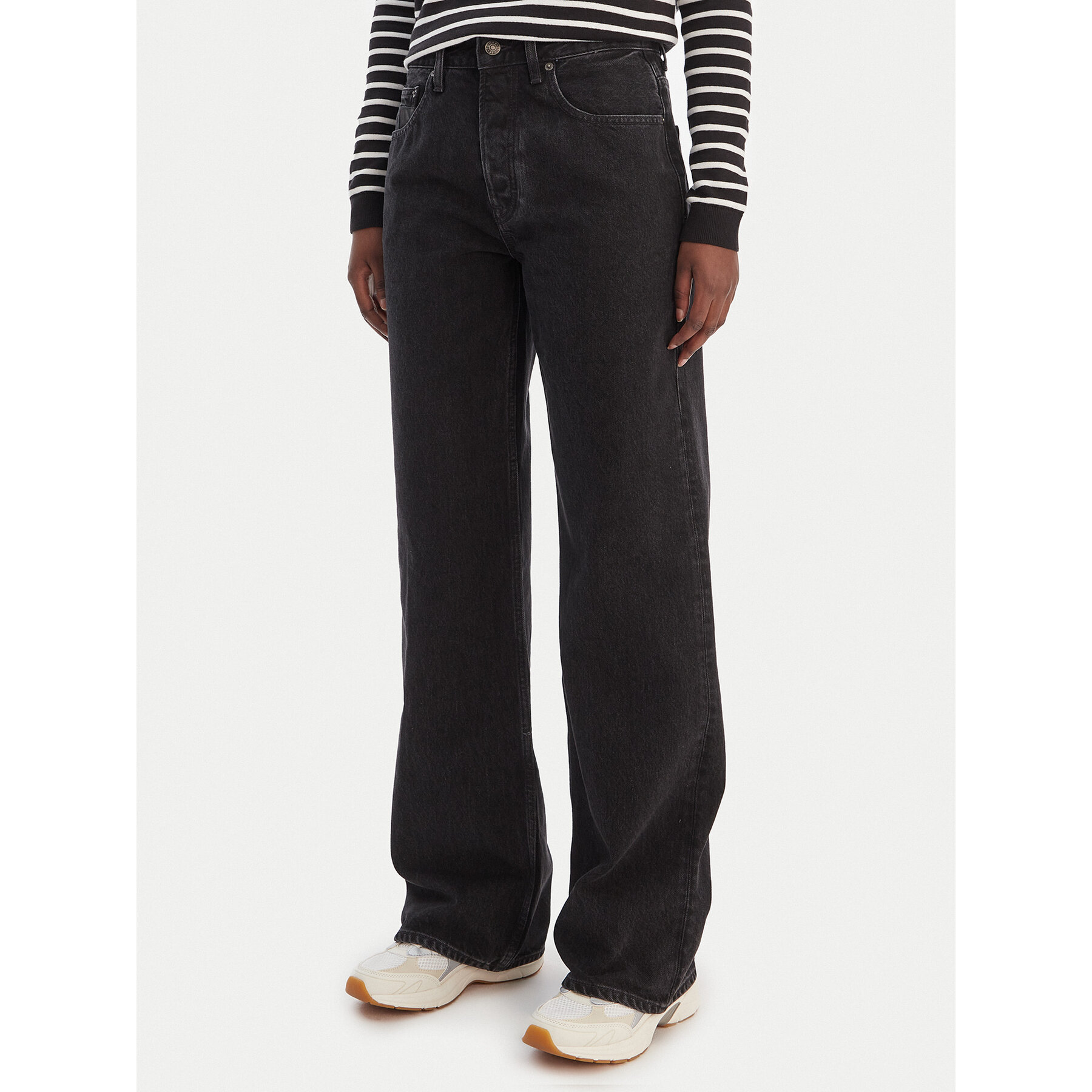 Tommy Jeans Jeansy DW0DW22525 Czarny Regular Fit