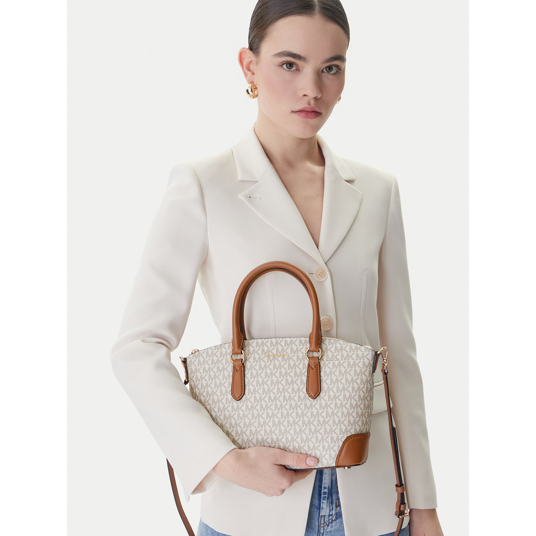MICHAEL Michael Kors Torebka 30R6G1WS8B Écru