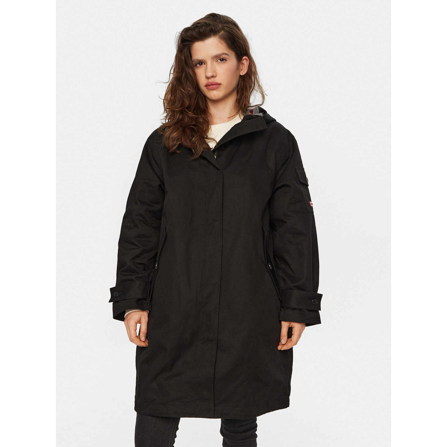 Hunter Parka Hanley HARW0015242 Czarny Regular Fit