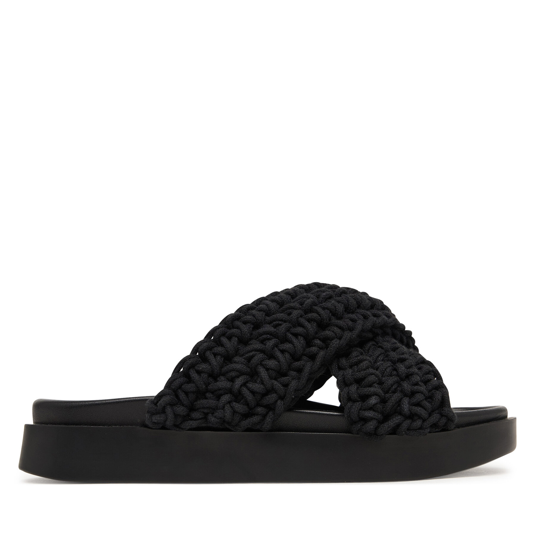 Inuikii Klapki Woven 1004.003.0062 Czarny