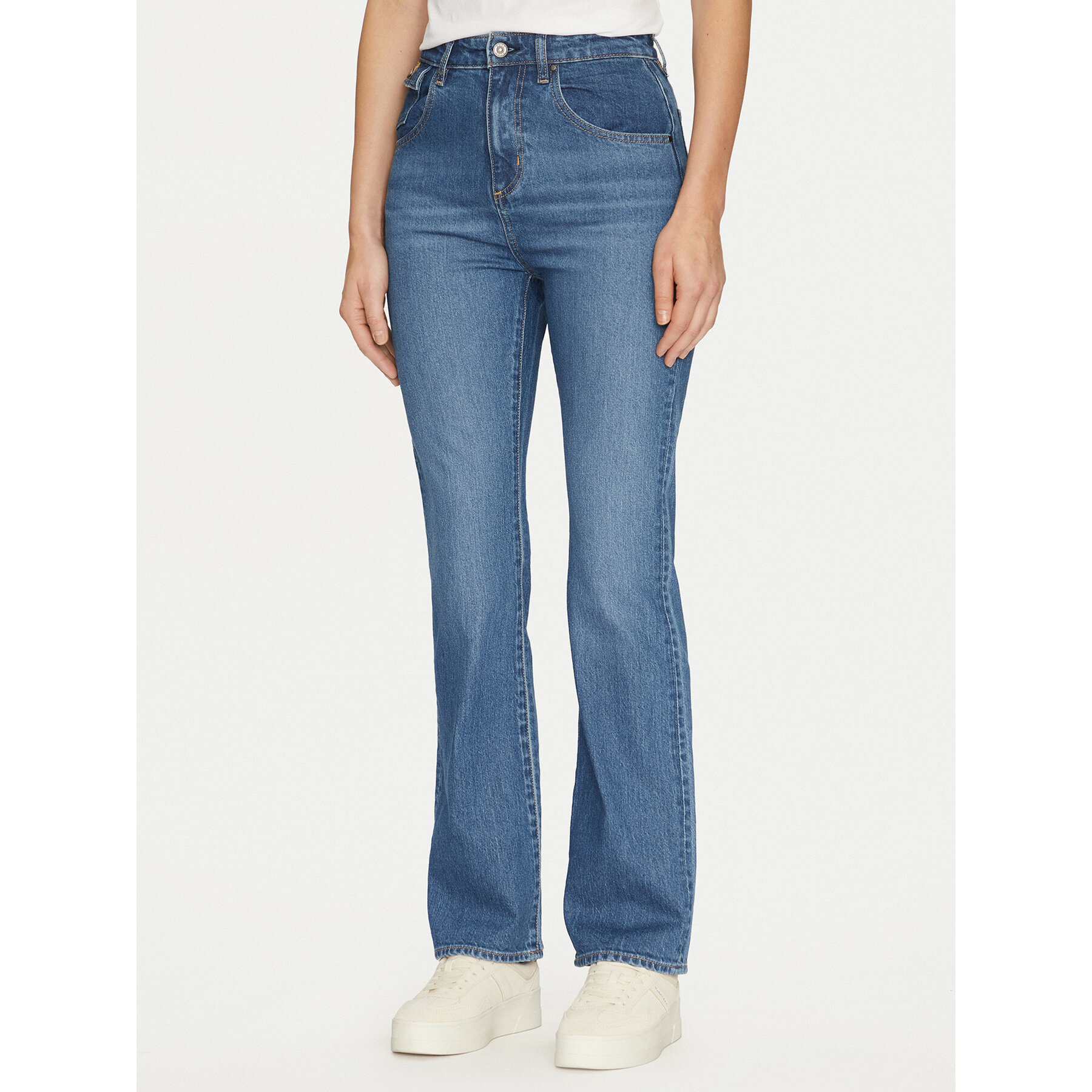 BOSS Jeansy Lyris 50531993 Niebieski Straight Fit