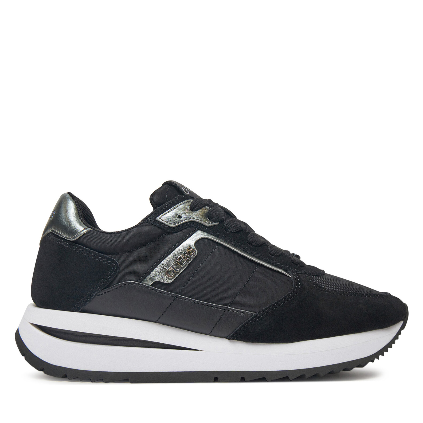 Guess Sneakersy FLPEGY FAB12 Czarny