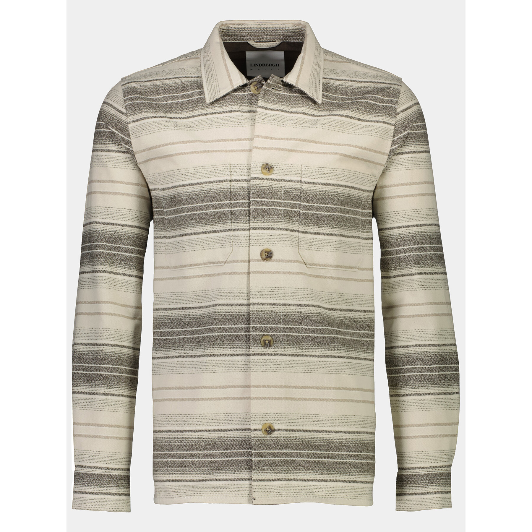 Lindbergh Koszula 30-305277 Beżowy Relaxed Fit