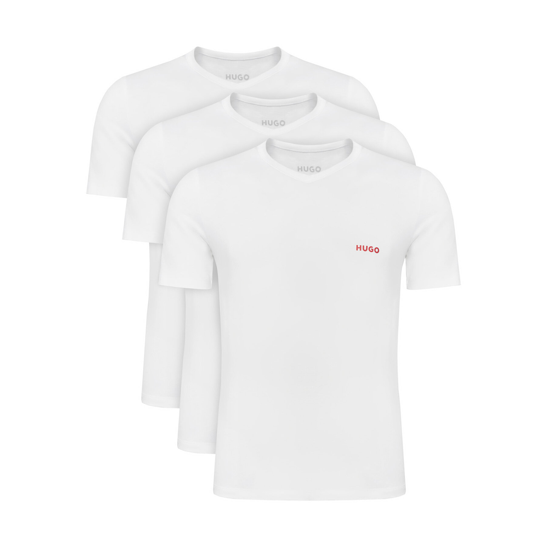 HUGO Komplet t-shirtów 50566316 Biały Regular Fit