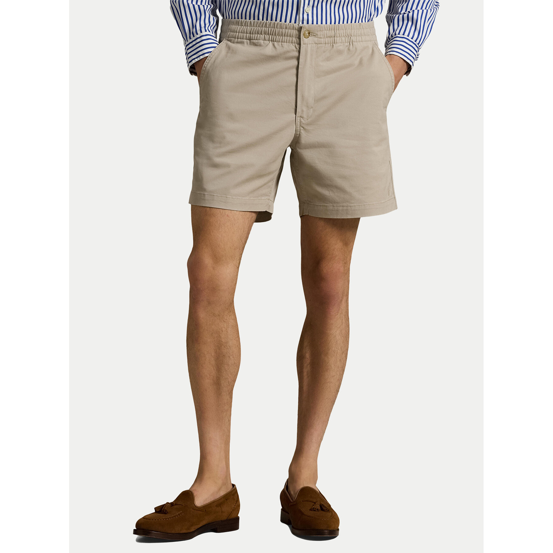 Polo Ralph Lauren Szorty materiałowe Prepster 710644995 Beżowy Classic Fit