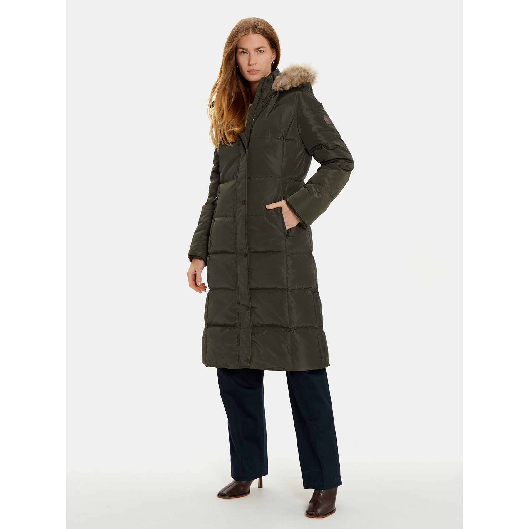LAUREN RALPH LAUREN Kurtka puchowa 297957518005 Zielony Regular Fit
