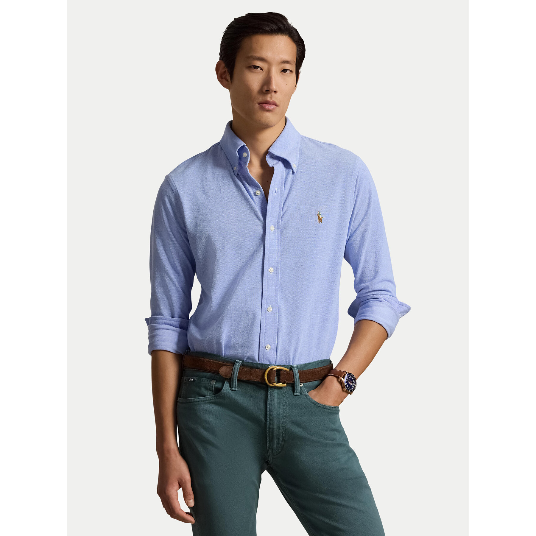 Polo Ralph Lauren Koszula 710P03967001 Niebieski Regular Fit