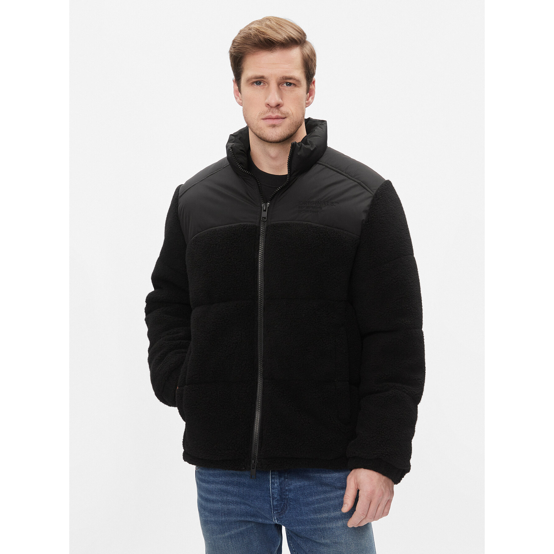 Jack & Jones Kurtka zimowa Cozy 12246685 Czarny Regular Fit