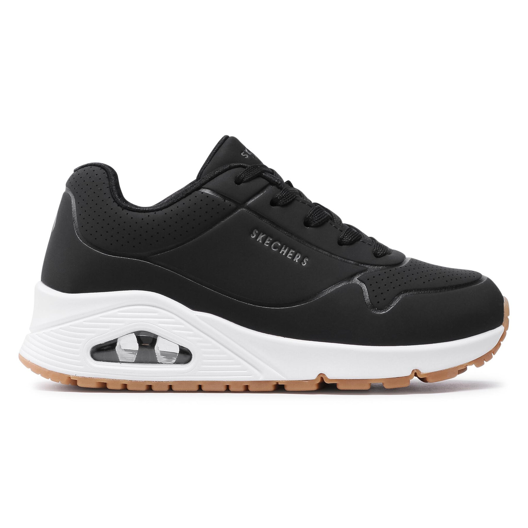 Skechers Sneakersy Uno 310024L BLK Czarny