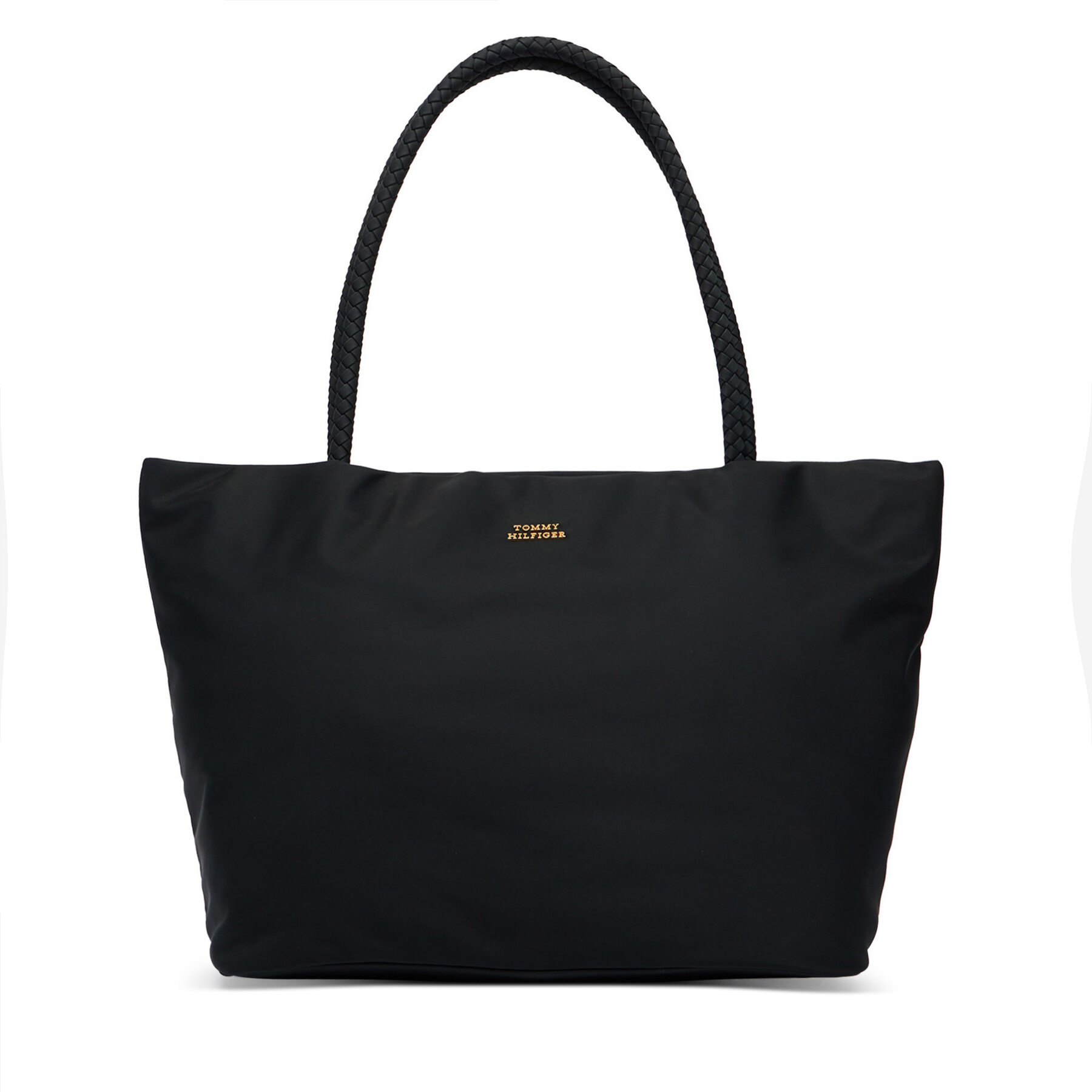 Tommy Hilfiger Torebka Th Marina Hobo/Tote Nylon AW0AW18862 Czarny