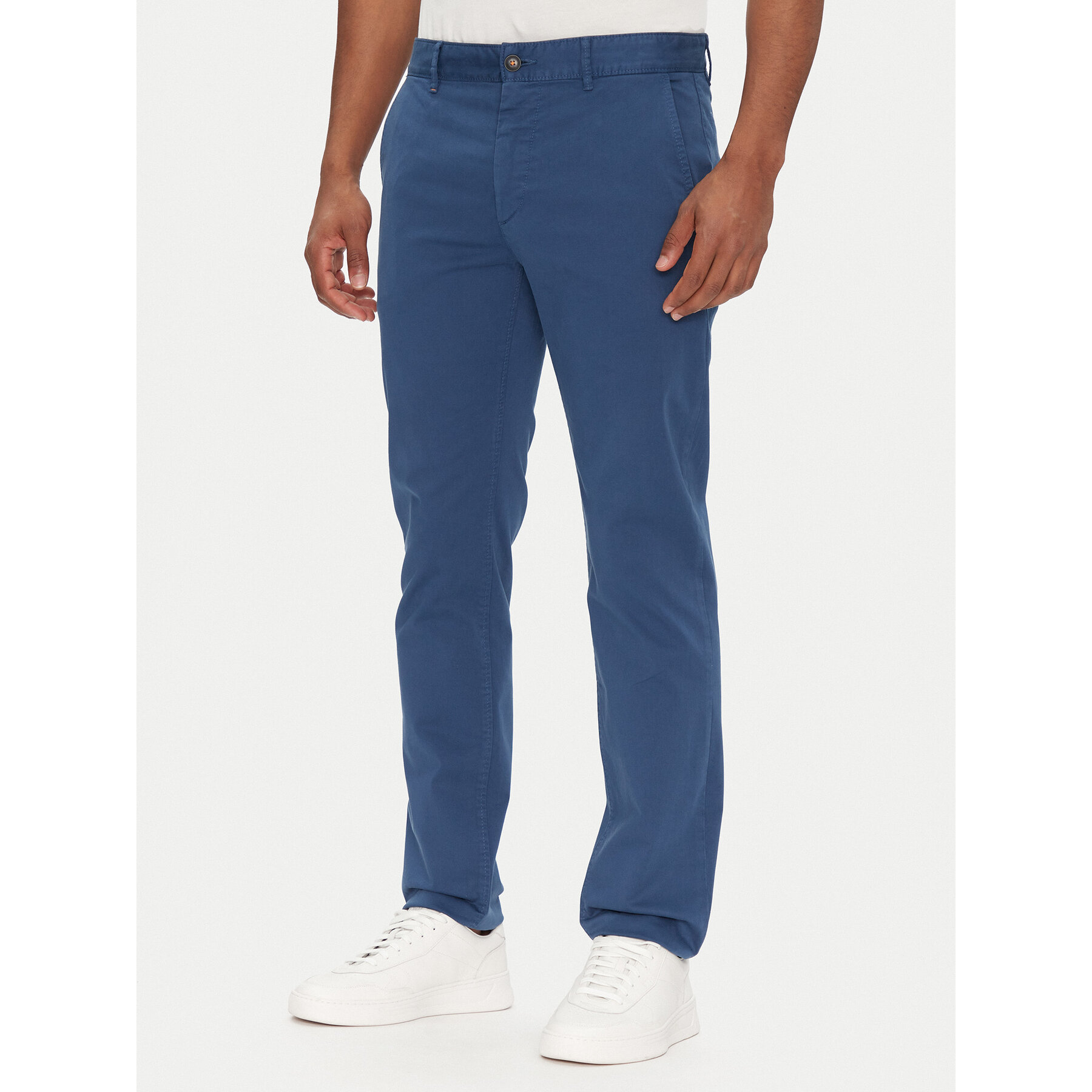 BOSS Chinosy 50510933 Niebieski Slim Fit