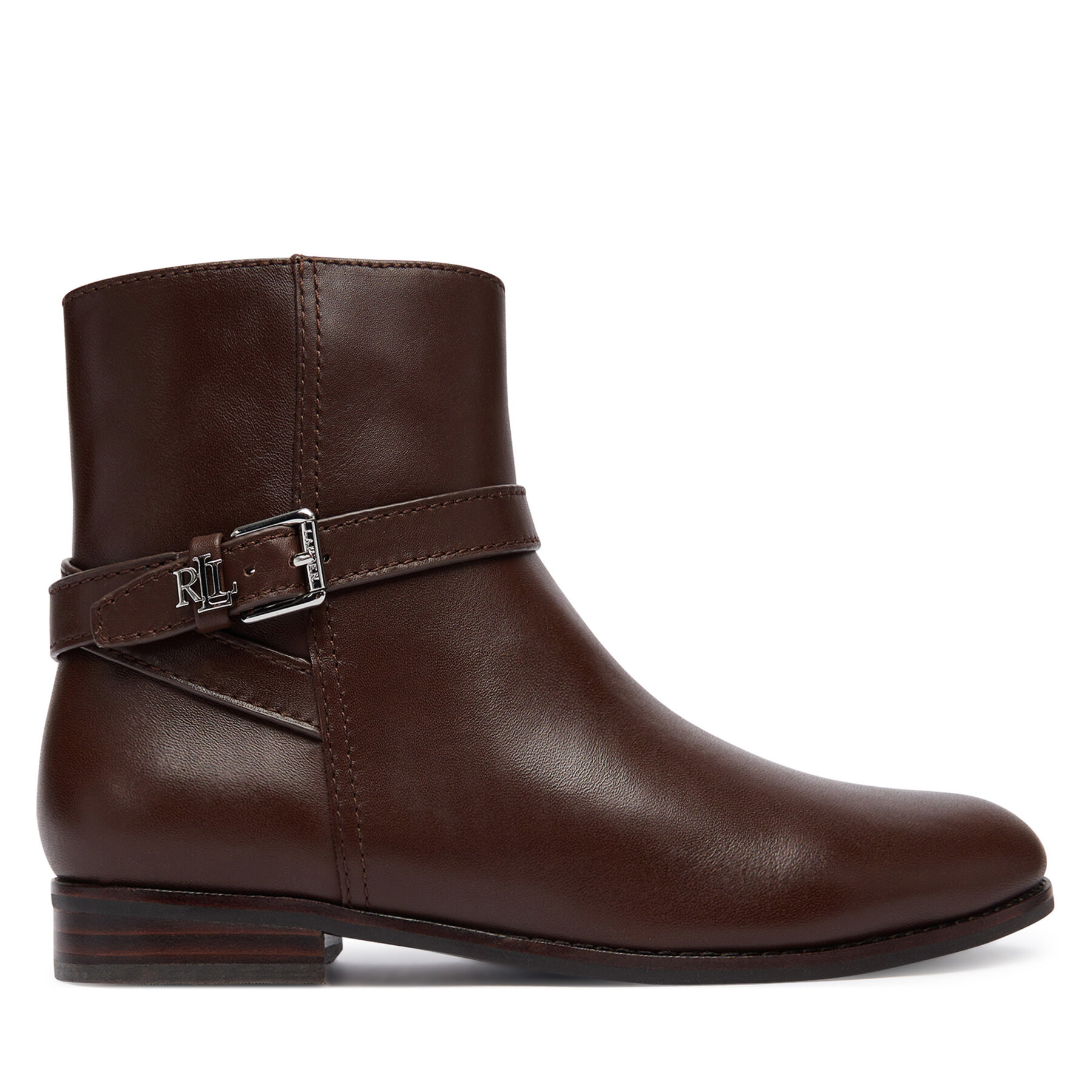LAUREN RALPH LAUREN Botki Brooke II 802974382002 Brązowy