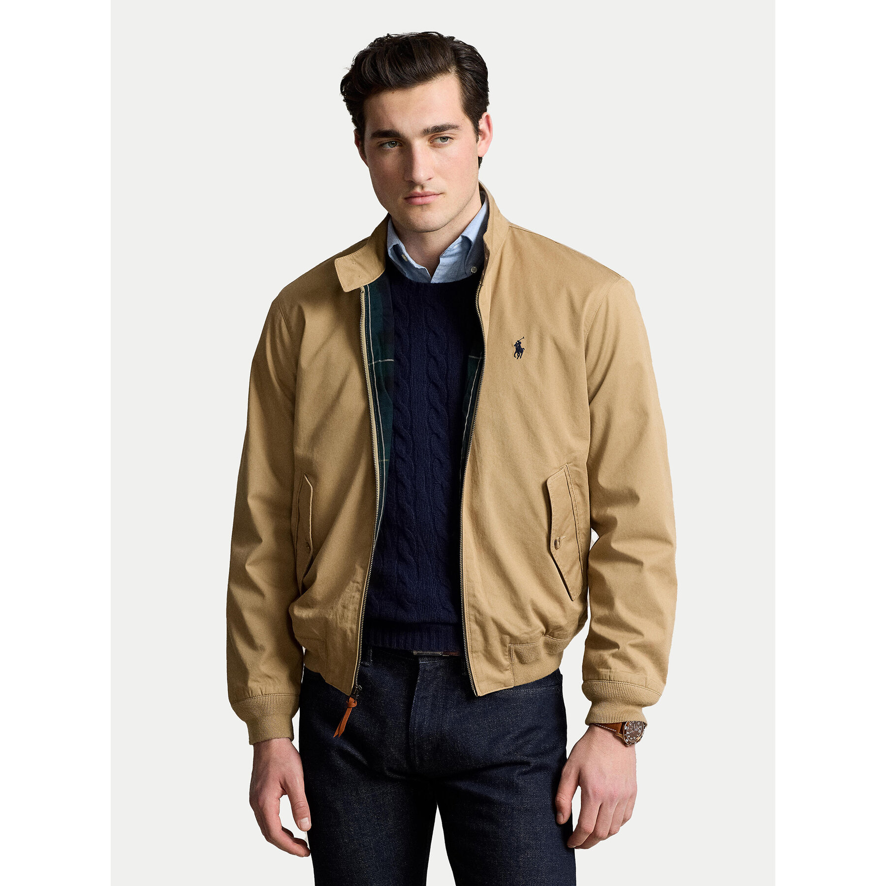 Polo Ralph Lauren Kurtka bomber 710923261001 Beżowy Regular Fit