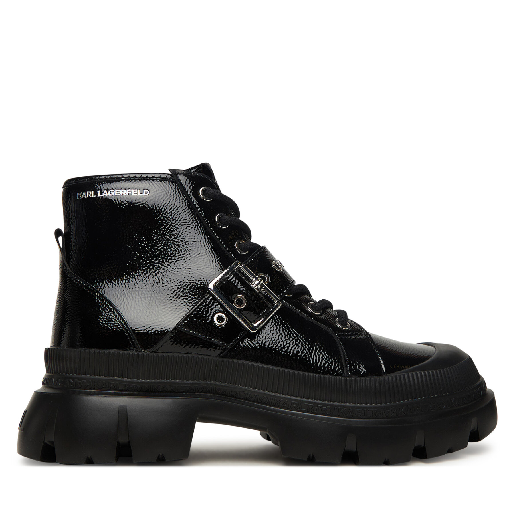KARL LAGERFELD Trzewiki KL43535 Czarny