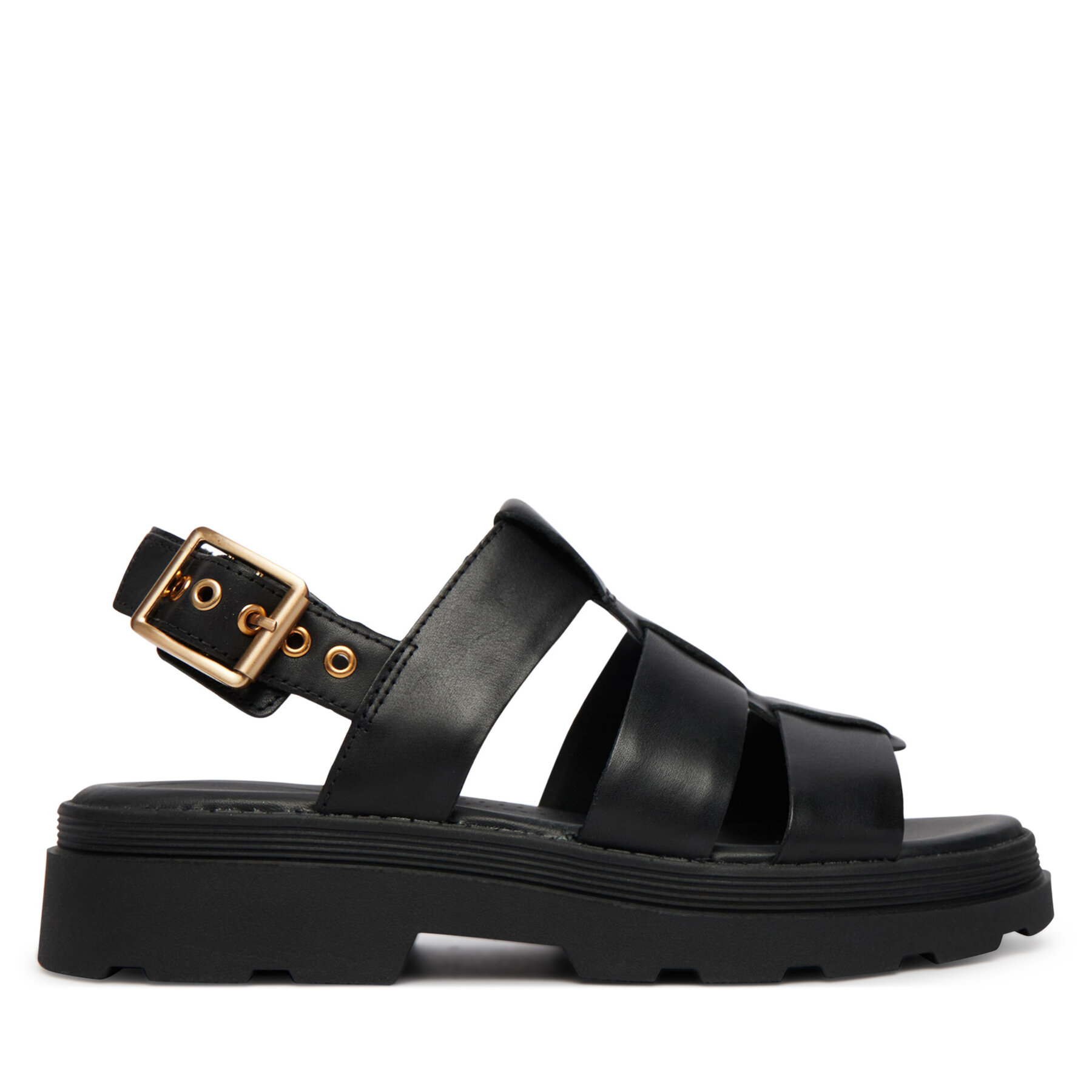 Clarks Sandały Orinoco3 Strap 26186490 Czarny