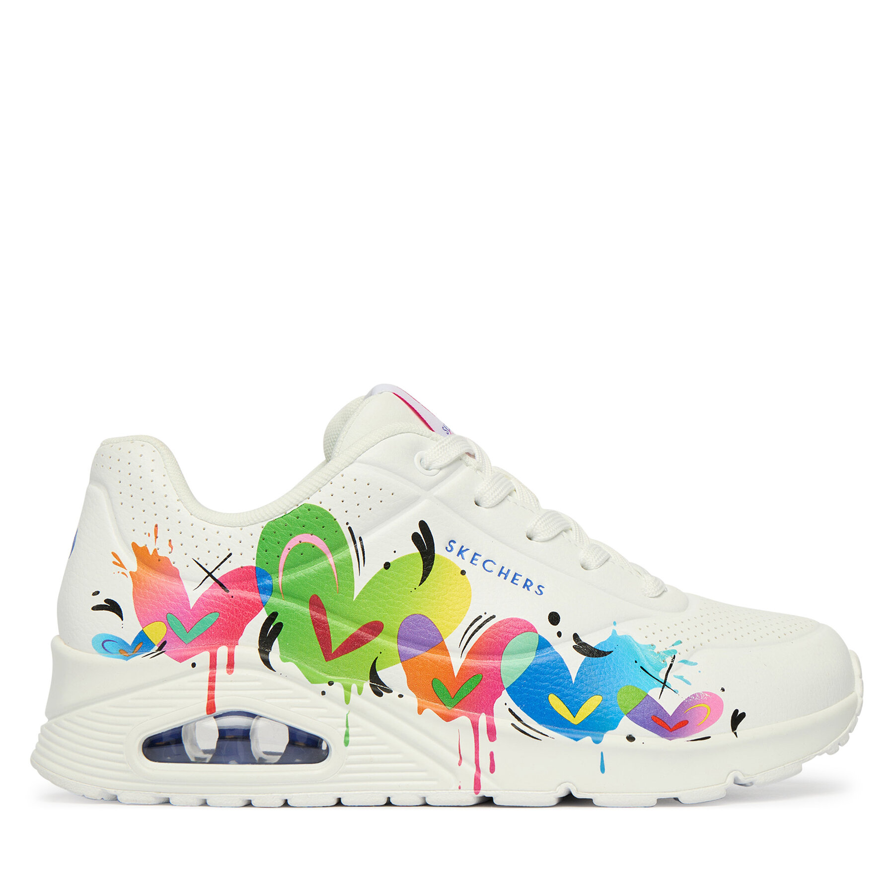 Skechers Sneakersy Jason Naylor: Uno - Open Your Heart 190008/WMLT Biały