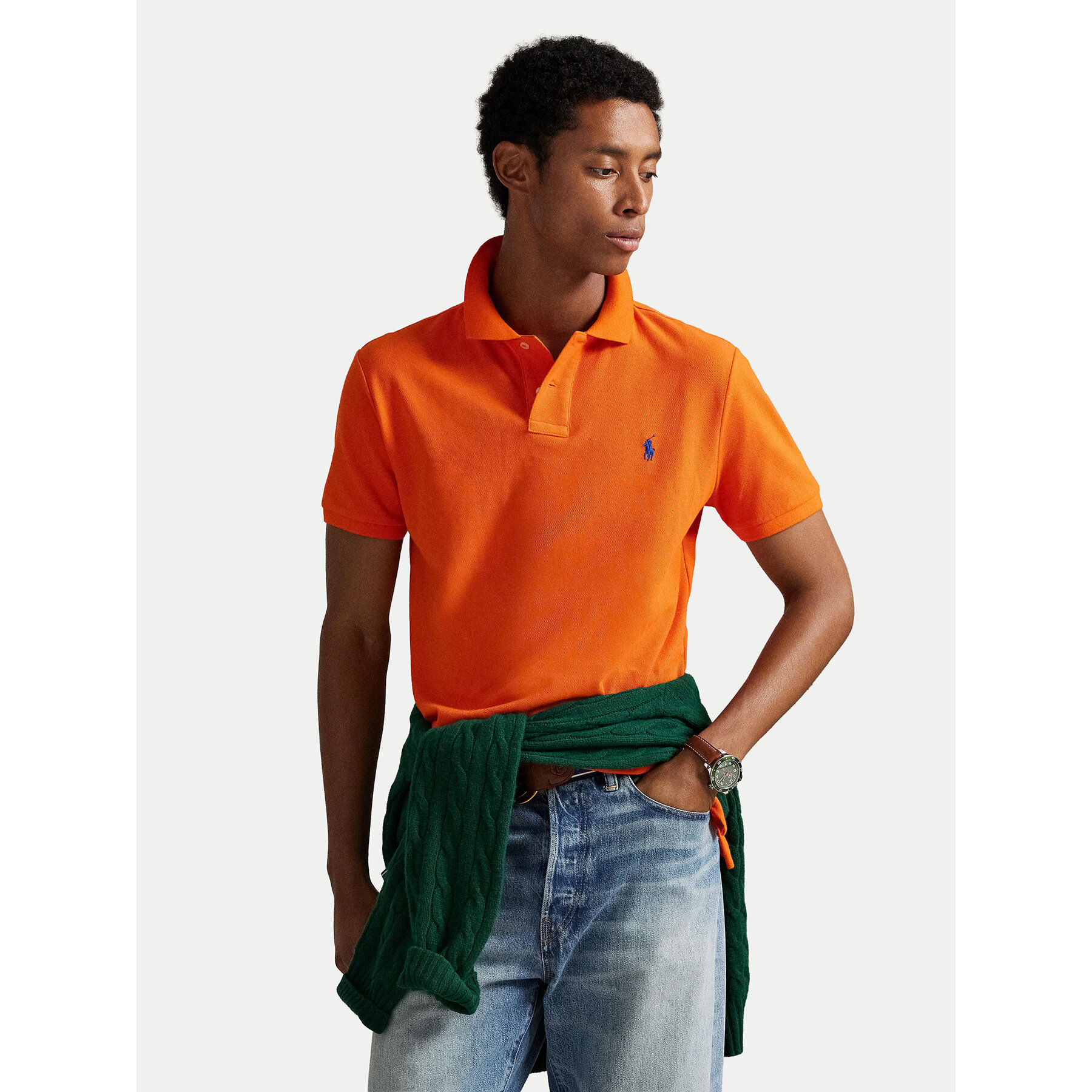 Polo Ralph Lauren Polo 710782592024 Pomarańczowy Regular Fit