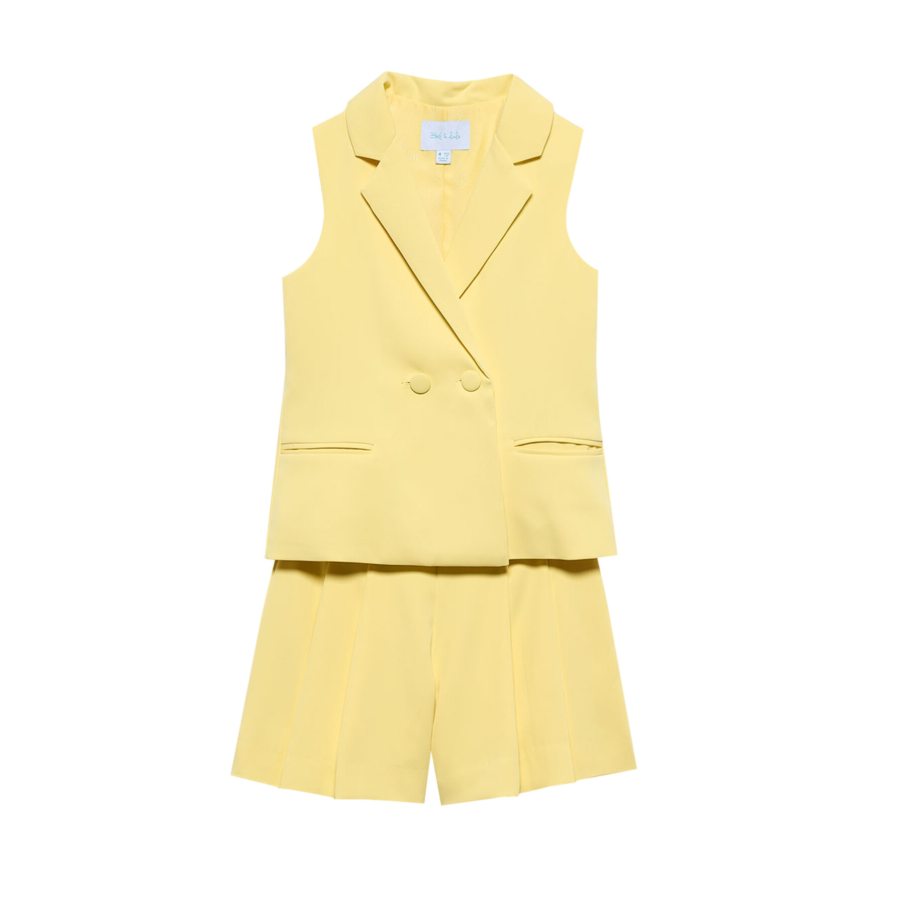 Abel & Lula Komplet dziecięcy 5287 Żółty Regular Fit