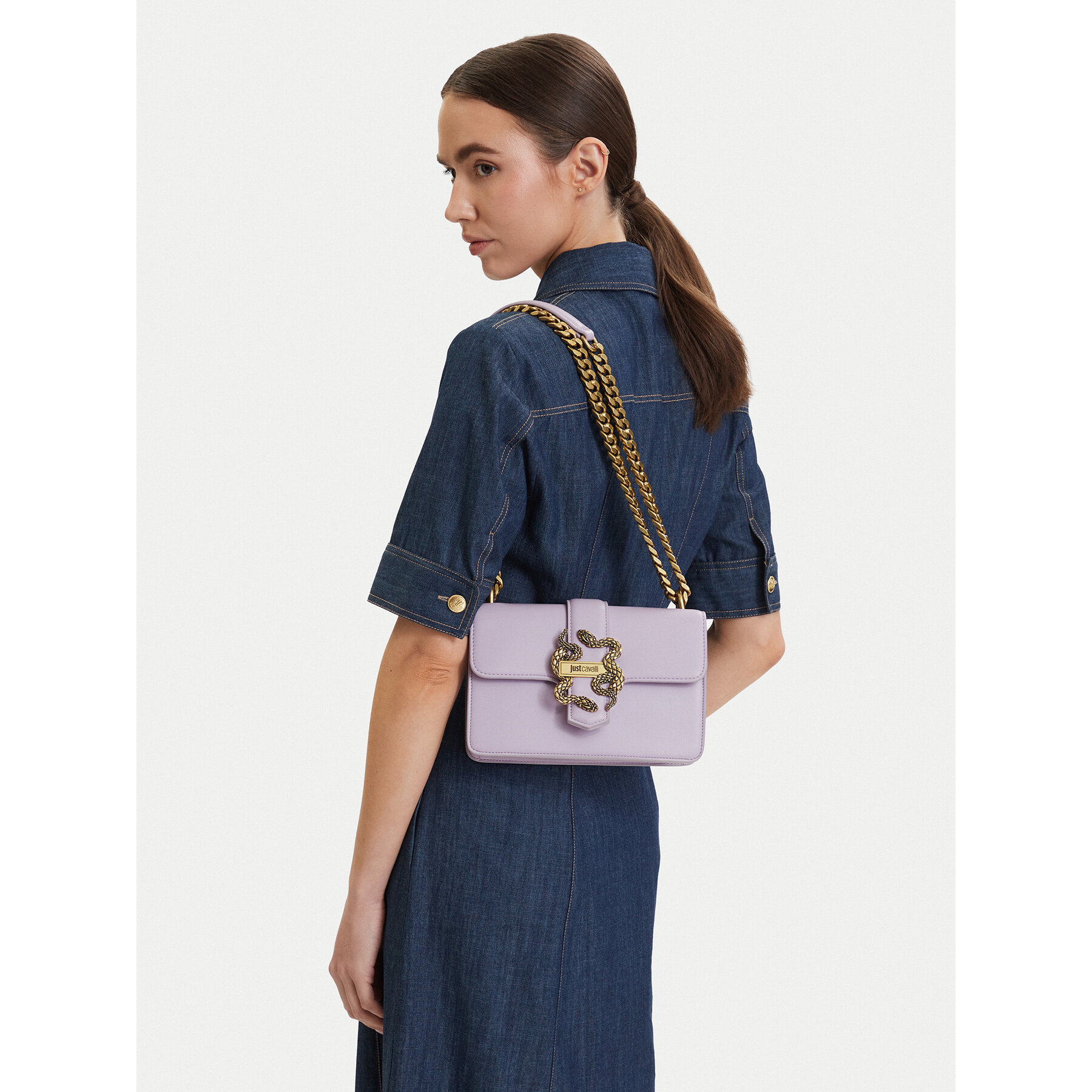 Just Cavalli Torebka 80RA4BAF ZSA89 Fioletowy