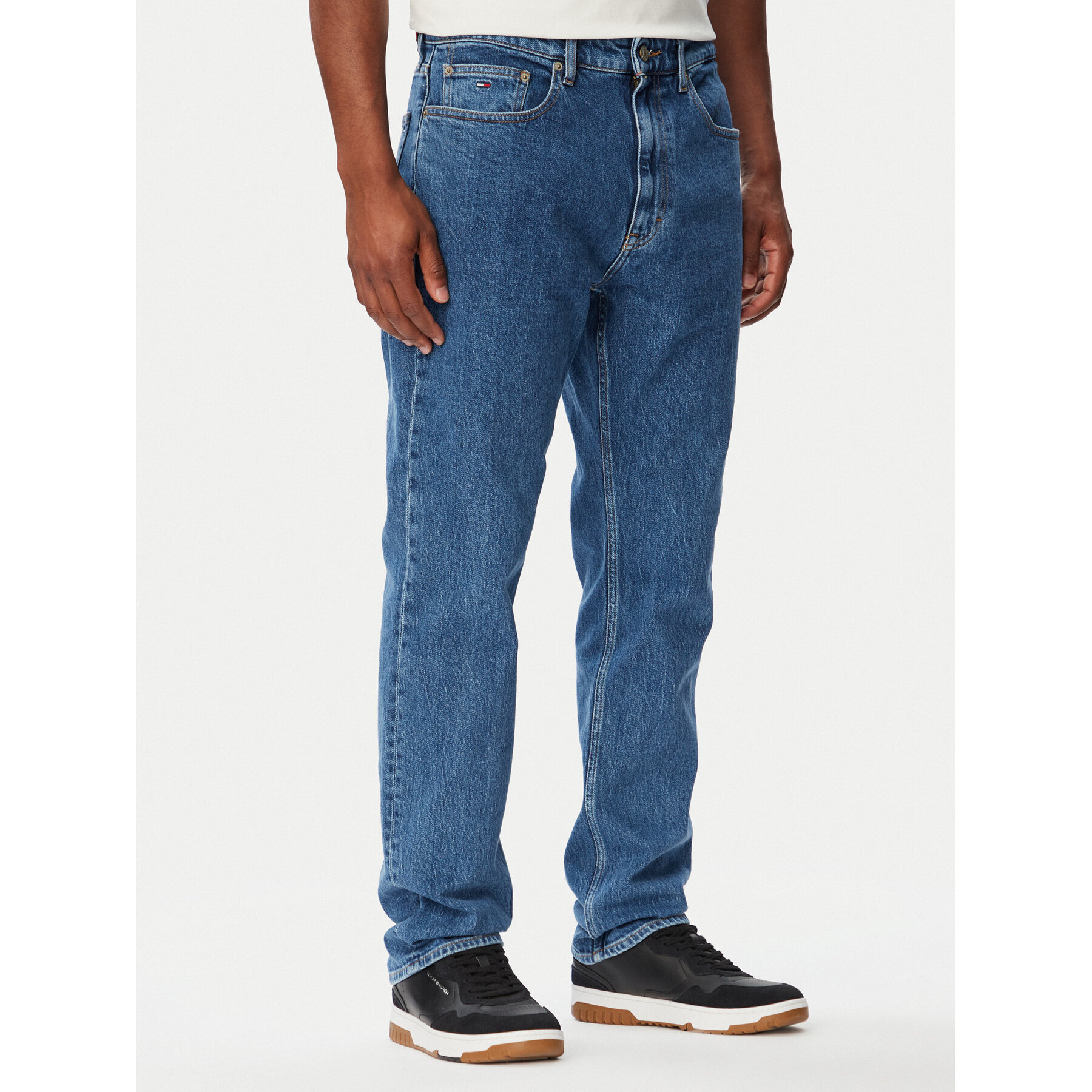 Tommy Jeans Jeansy Ryan DM0DM23386 Granatowy Slim Fit