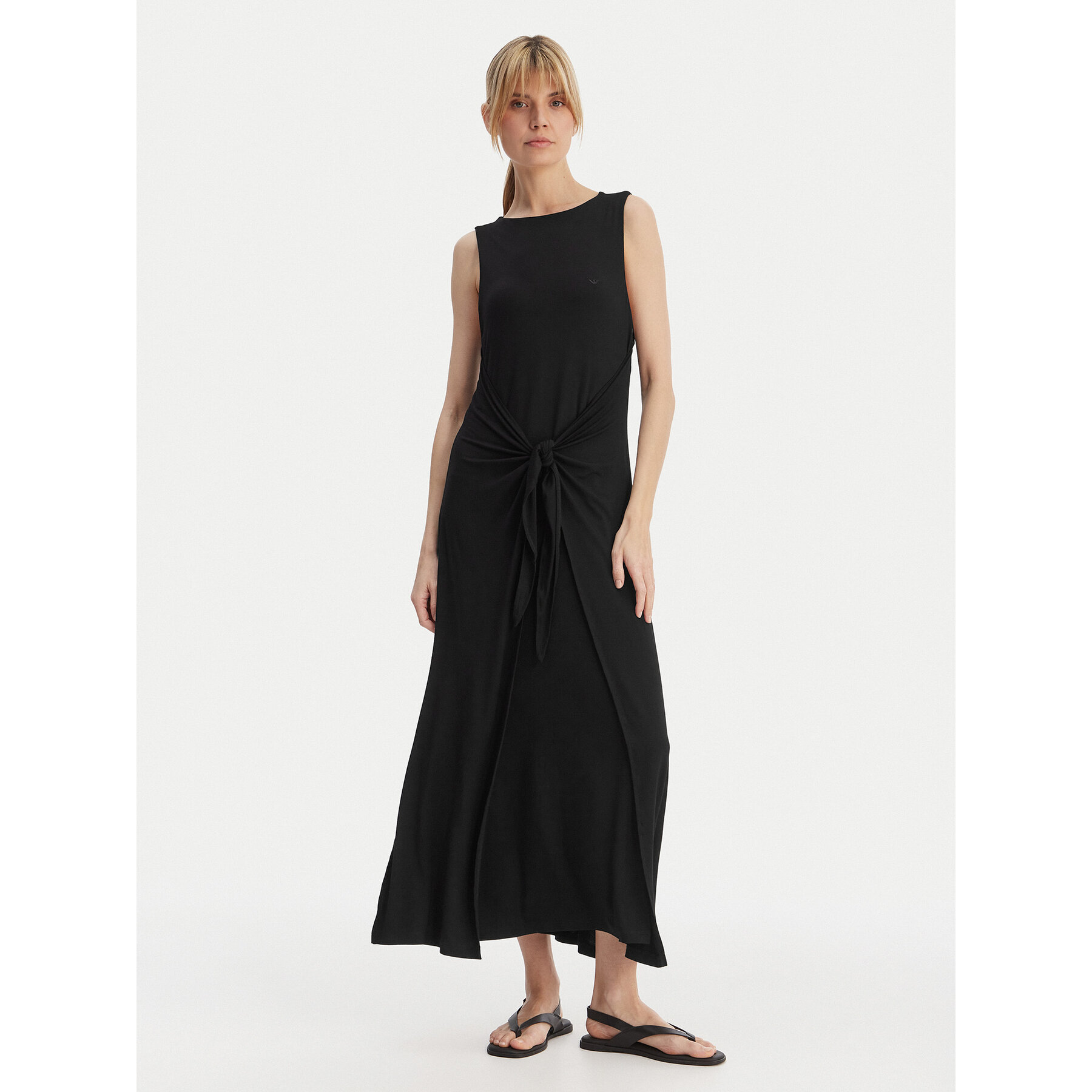 Emporio Armani Sukienka letnia EW003413 AF20240 UC001 Czarny Regular Fit