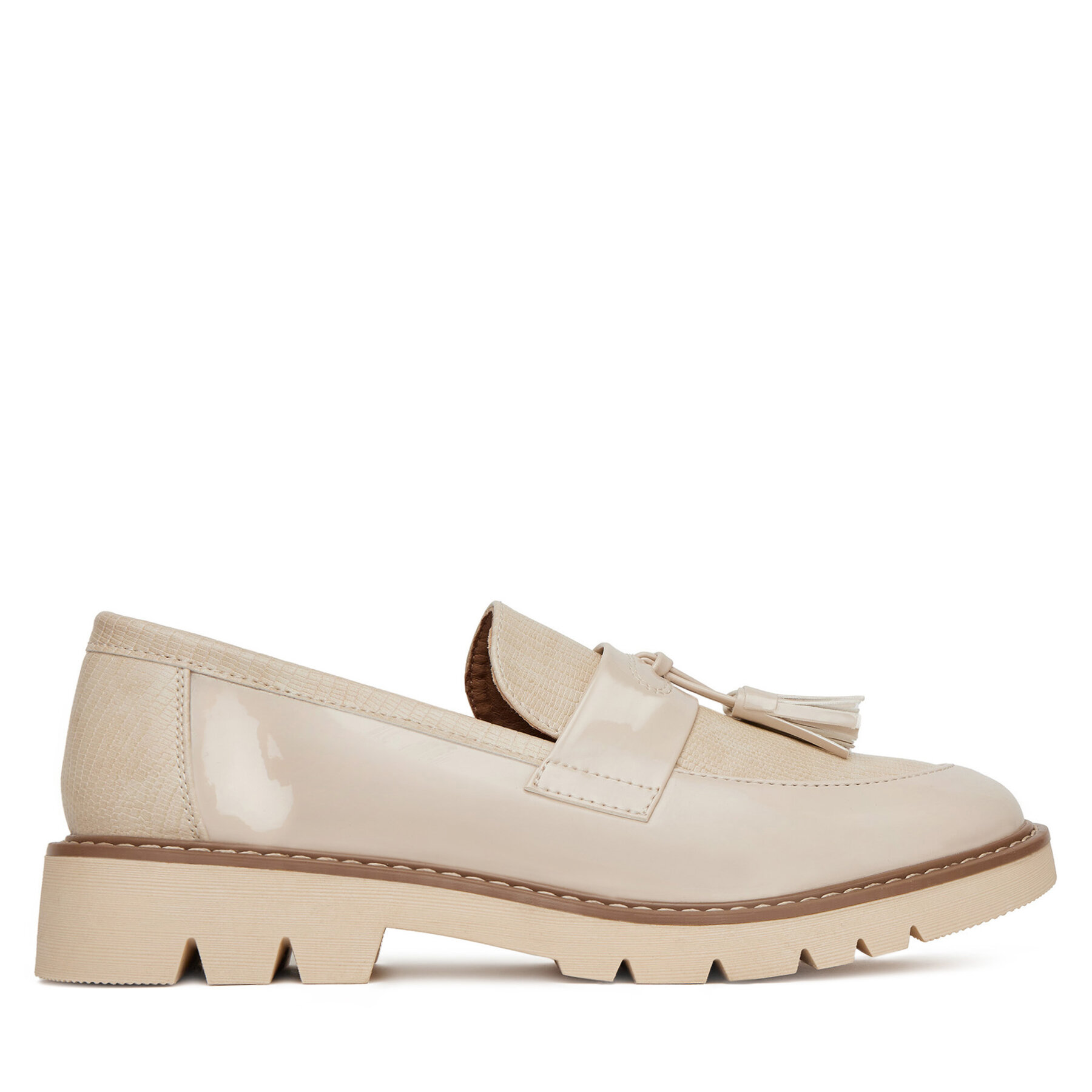 Clara Barson Loafersy WS6387-01 Beżowy