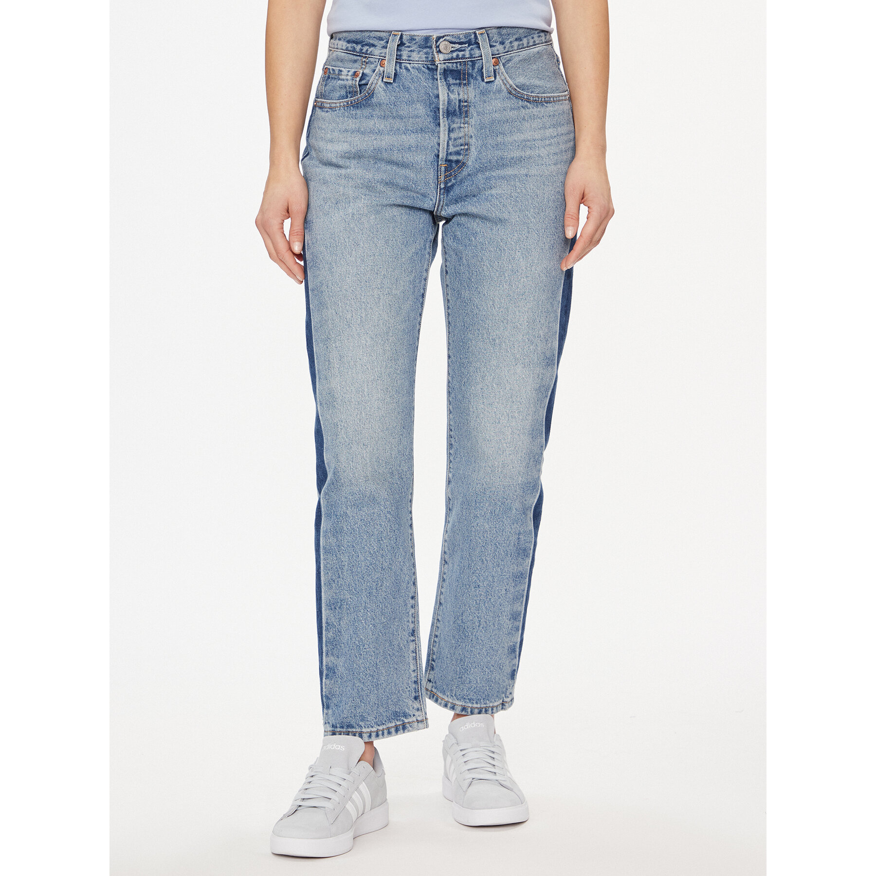 Levi's® Jeansy 501® 36200-0316 Niebieski Cropped Fit