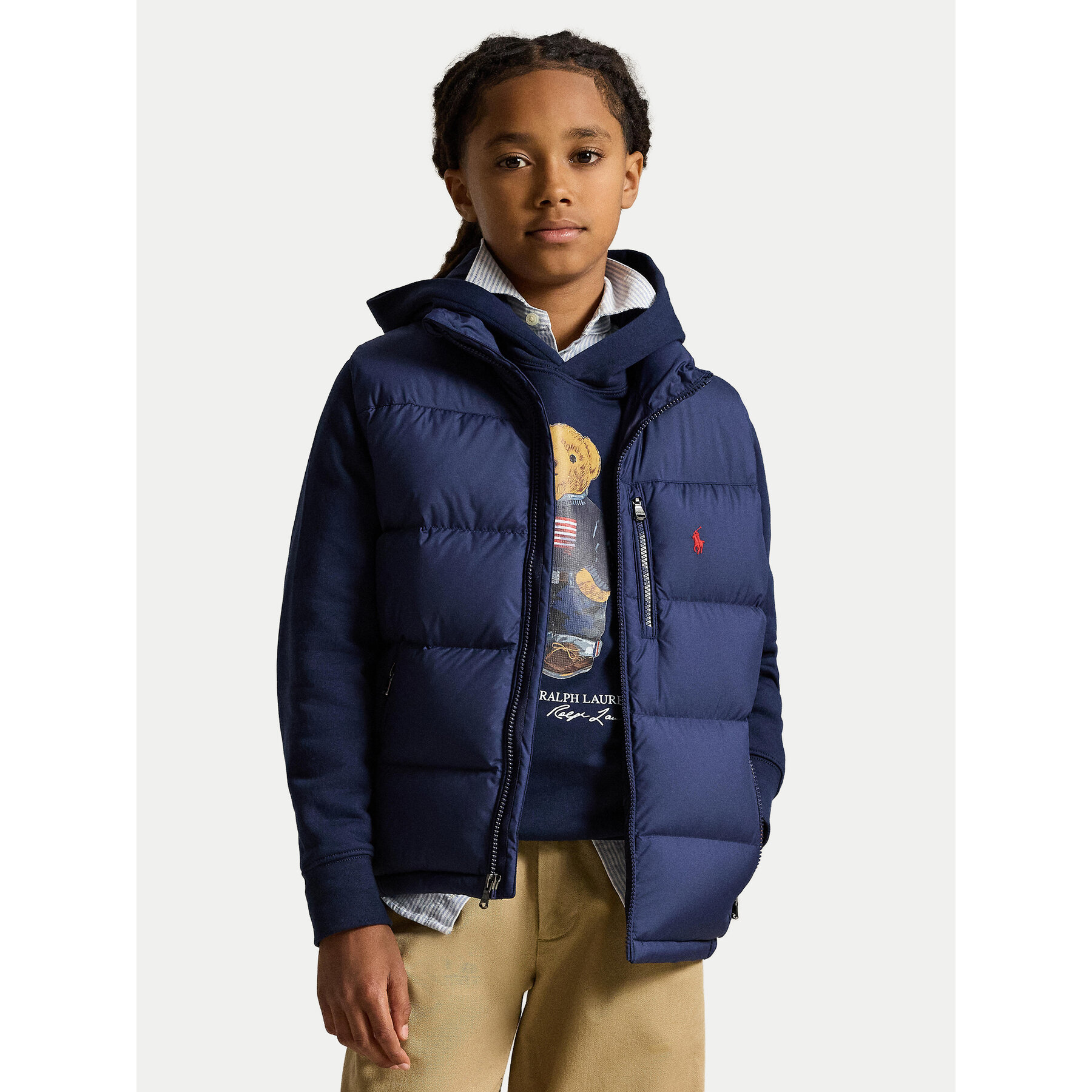 Polo Ralph Lauren Bezrękawnik 323969863002 Granatowy Regular Fit
