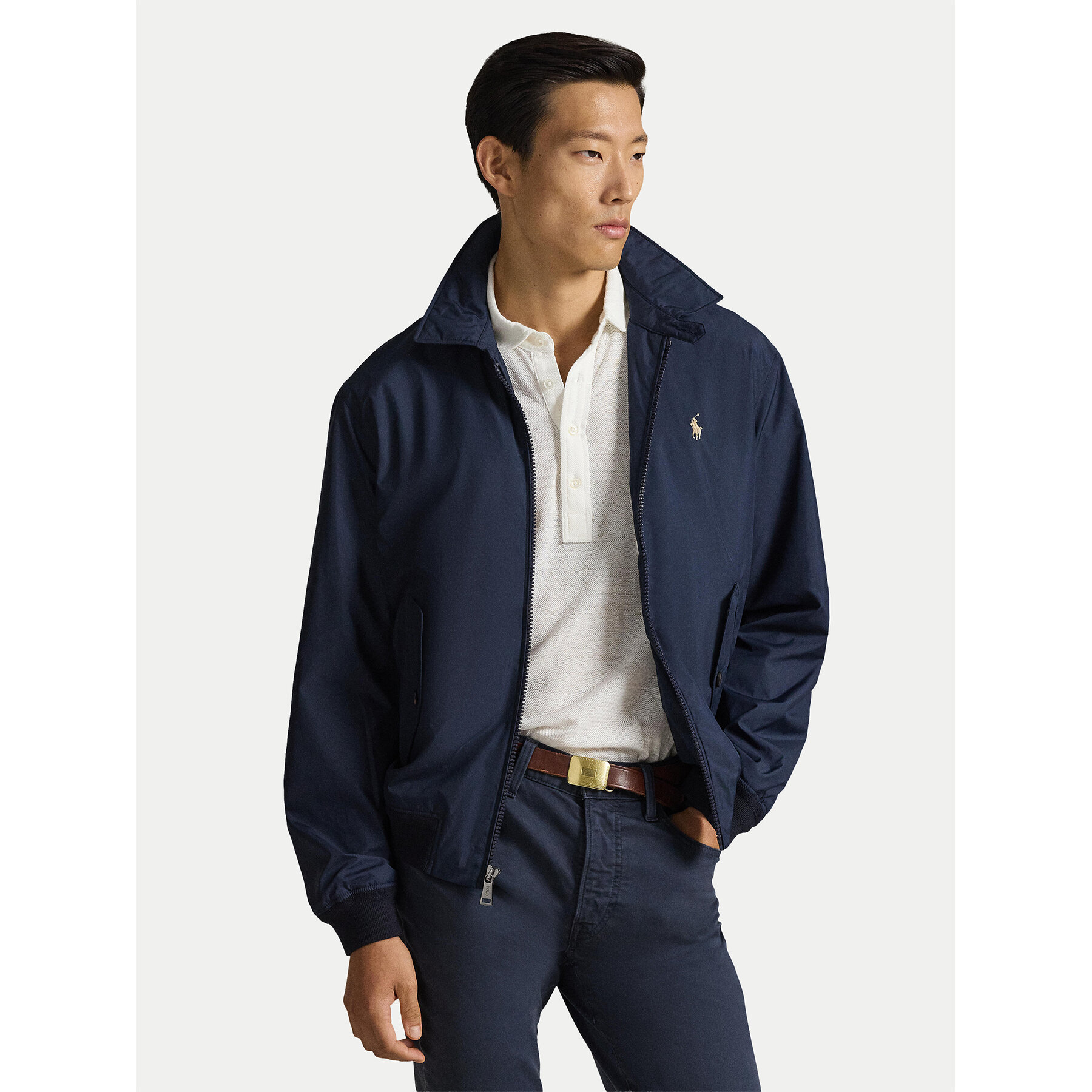Polo Ralph Lauren Kurtka przejściowa 710970434001 Granatowy Regular Fit