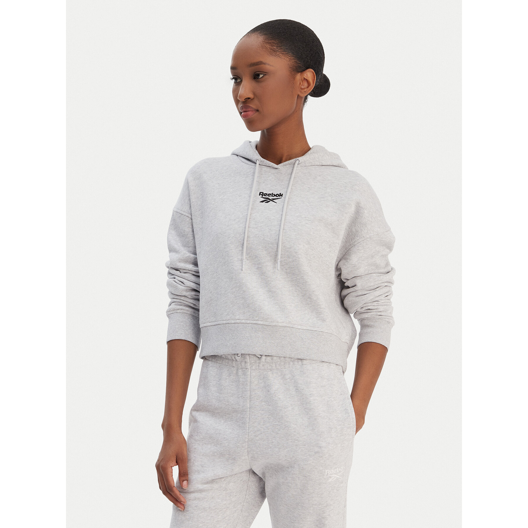 Reebok Bluza Brice RK25495CCW Szary Regular Fit