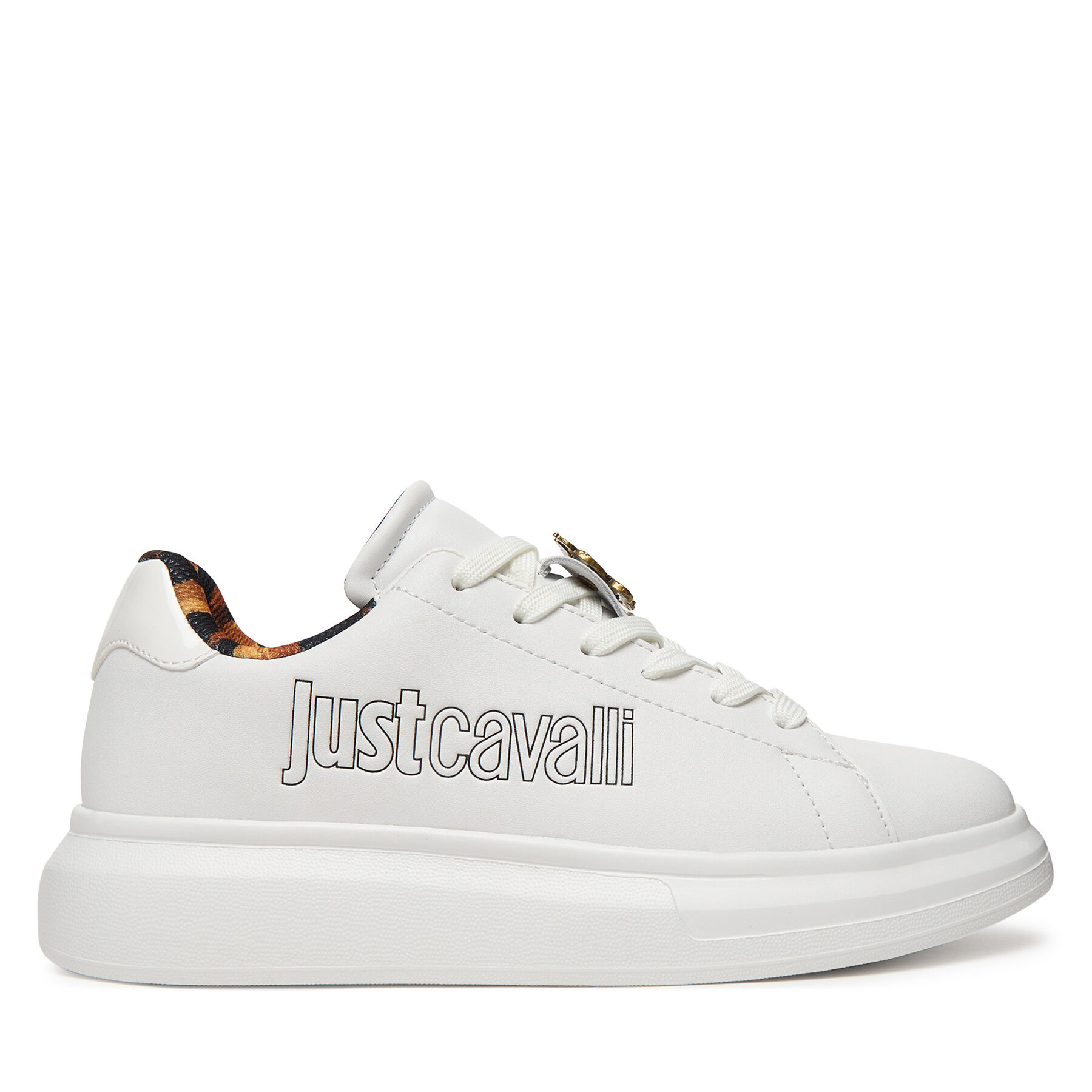 Just Cavalli Sneakersy 80RA3SB3 ZPB99 Biały